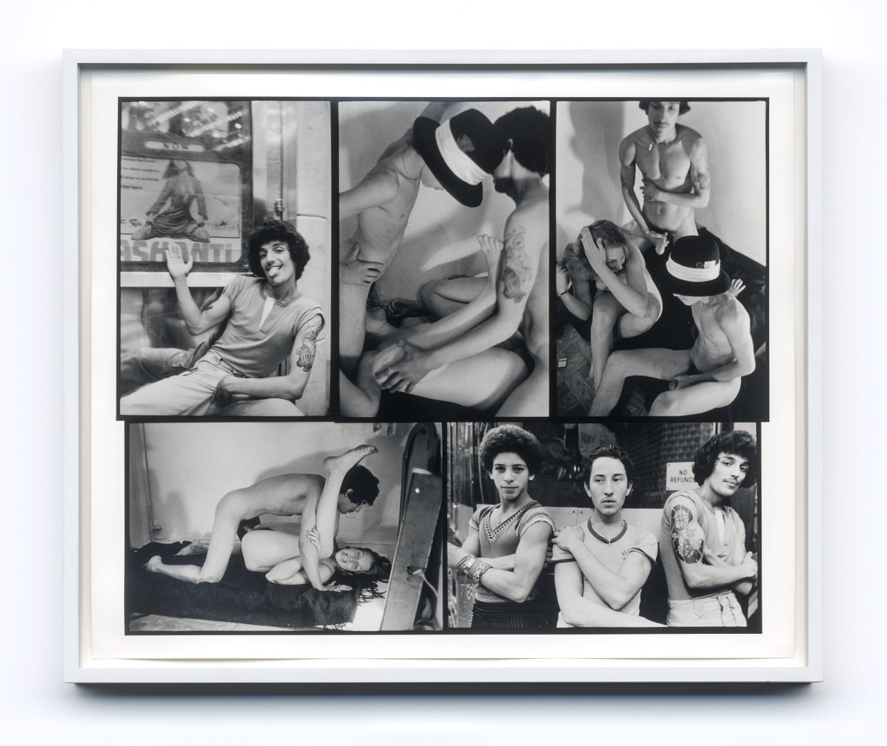 This picture shows the following artwork:  Portfolio. ”Printed Matter Photography Portfolio V: [Untitled/Nudes] Curated by Larry Clark”. 2004.