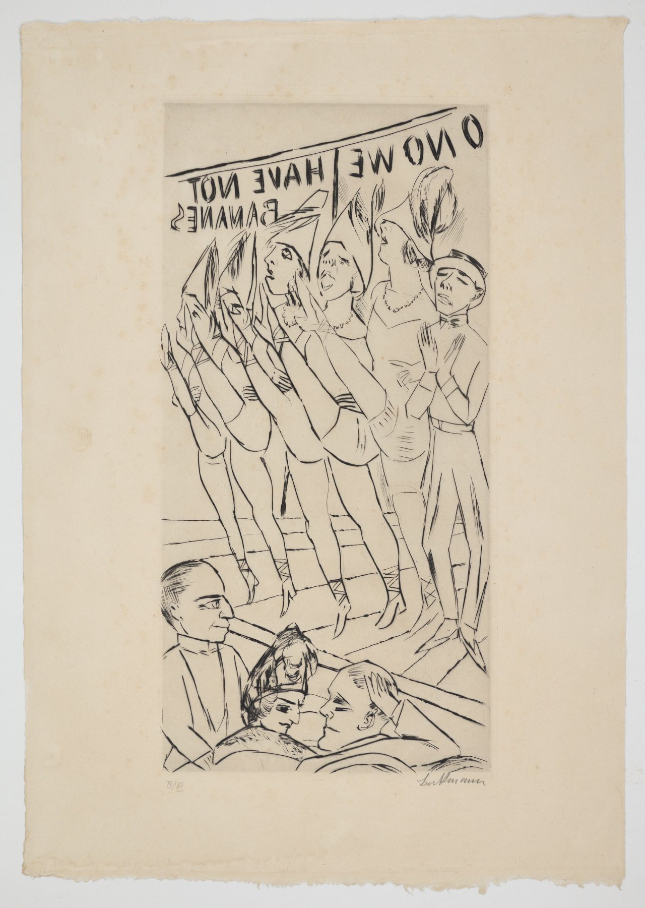 This picture shows the following artwork: Max Beckmann. ”Varieté”. 1924.