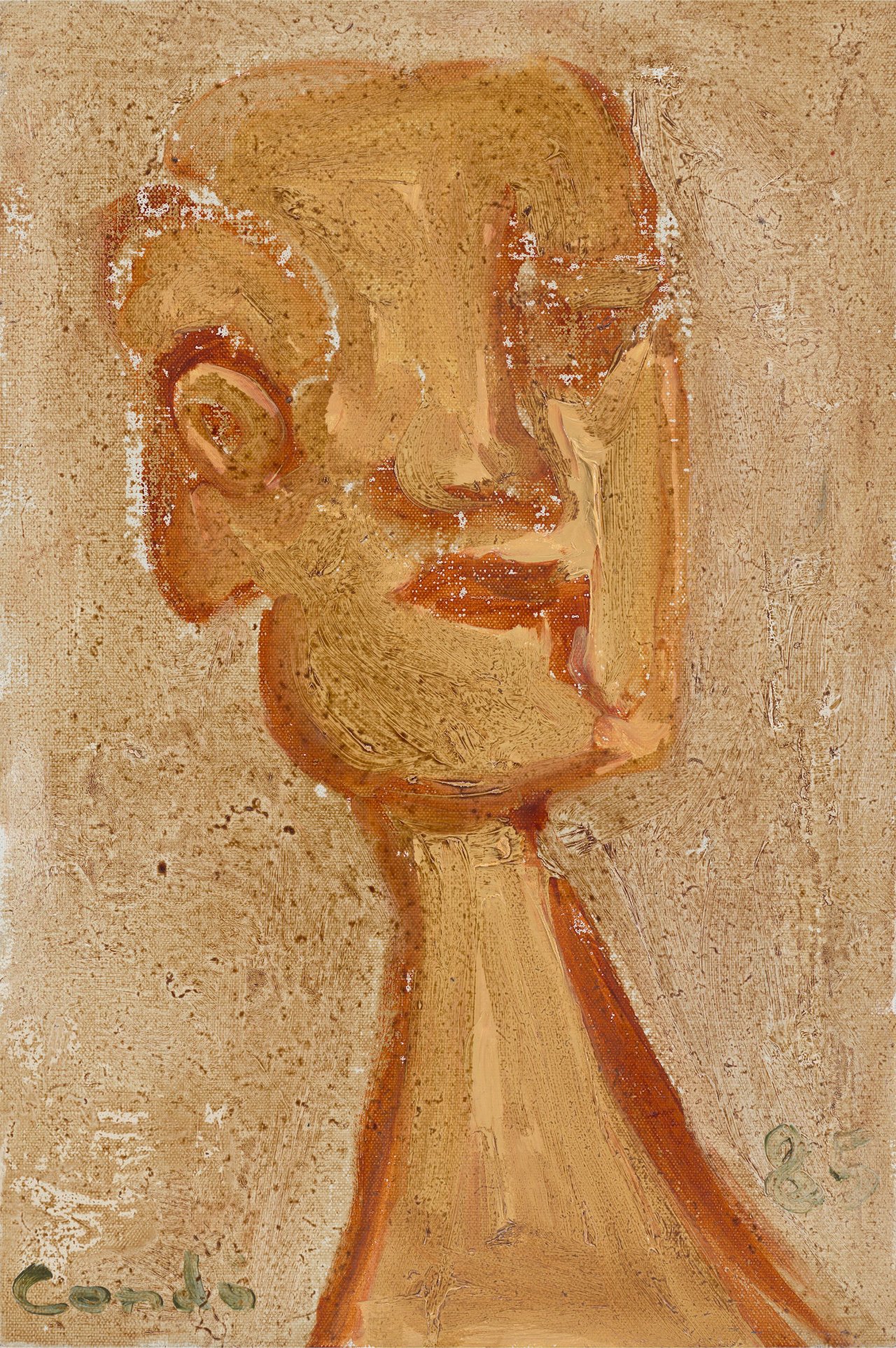 This picture shows the following artwork: George Condo. Untitled. 1985.