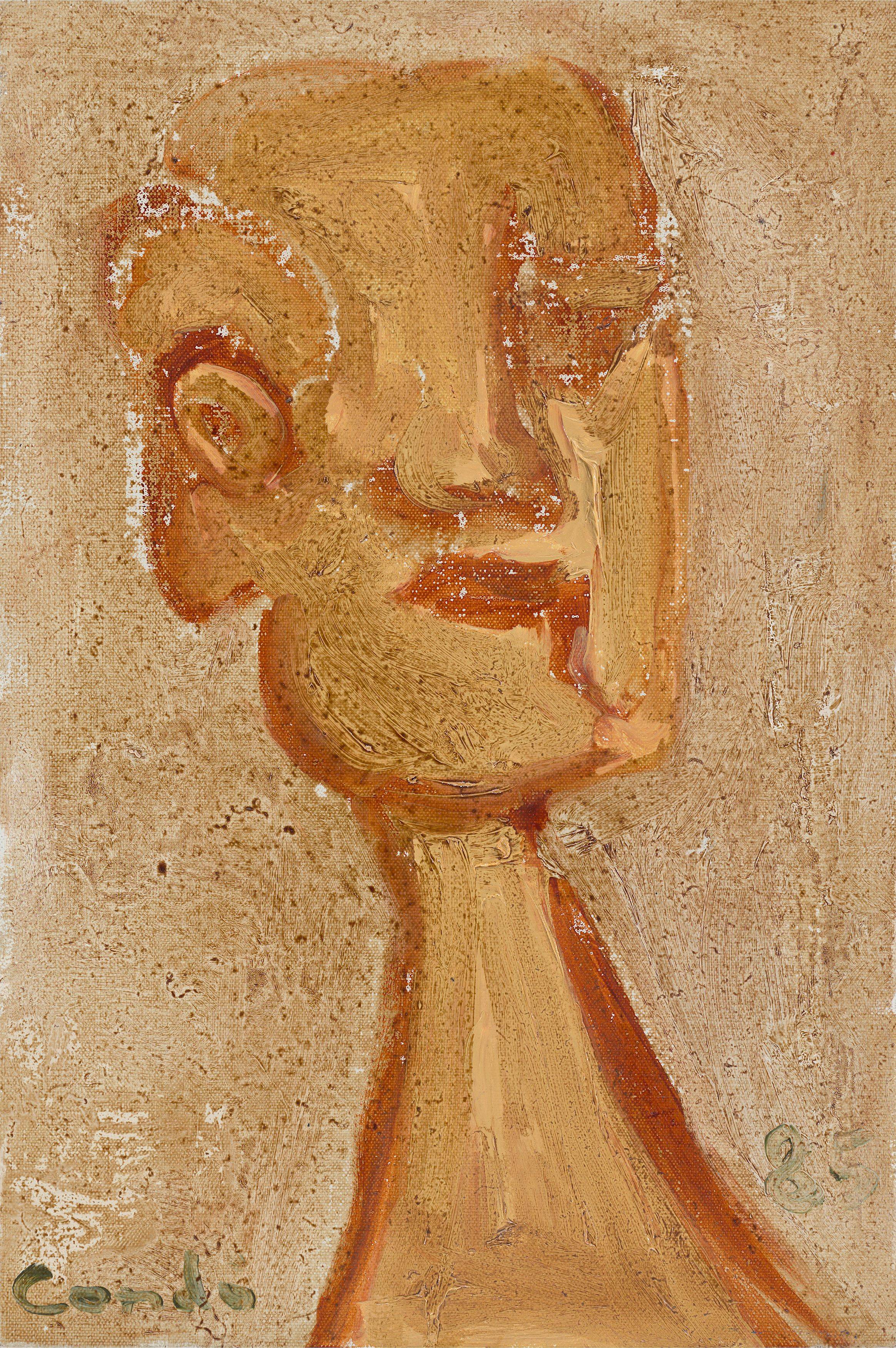 This picture shows the following artwork: George Condo. Untitled. 1985.