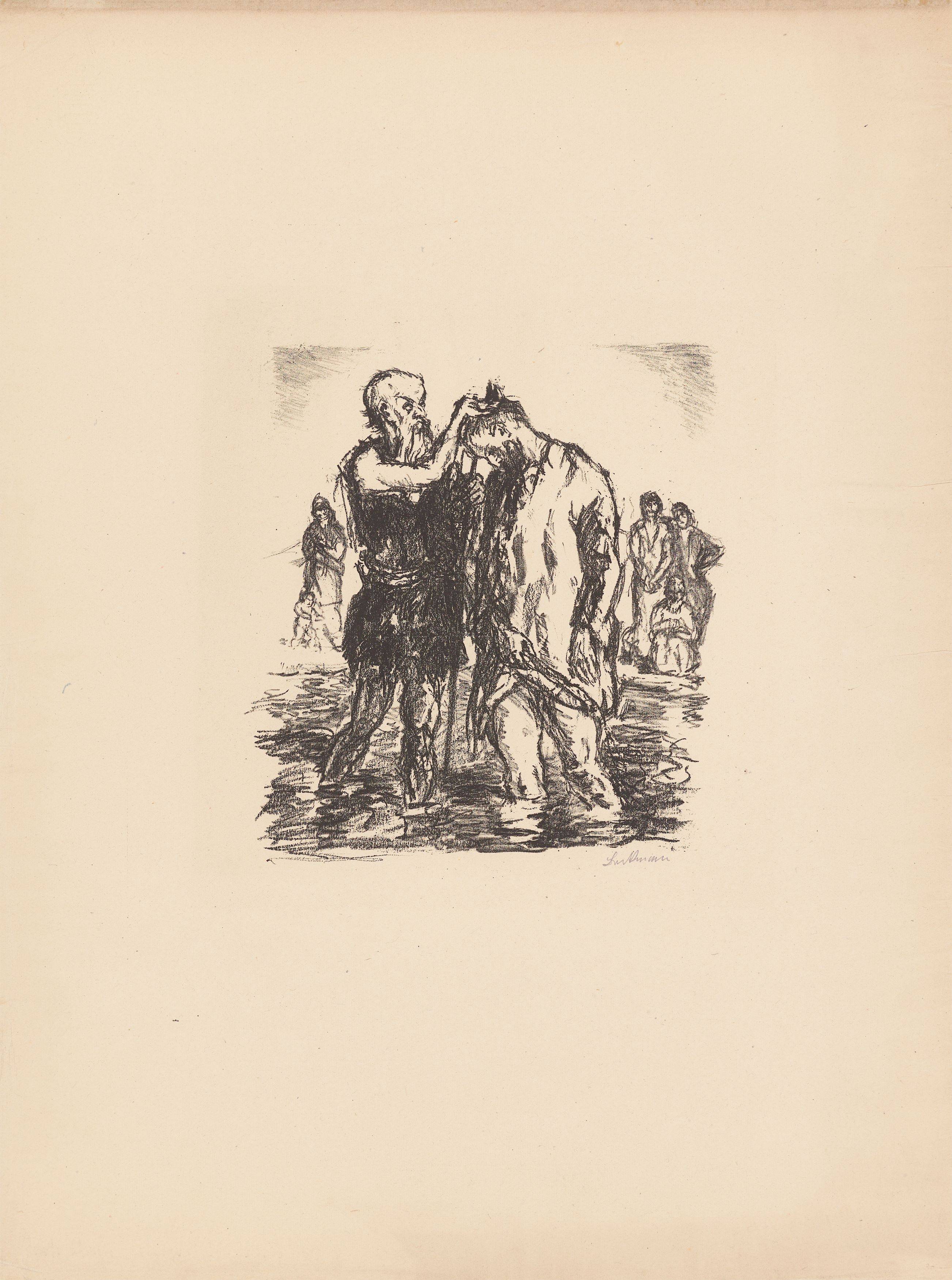 Auf diesem Bild ist das folgende Kunstwerk zu sehen: Max Beckmann. „Sechs Lithographien zum Neuen Testament“. 1911/17.