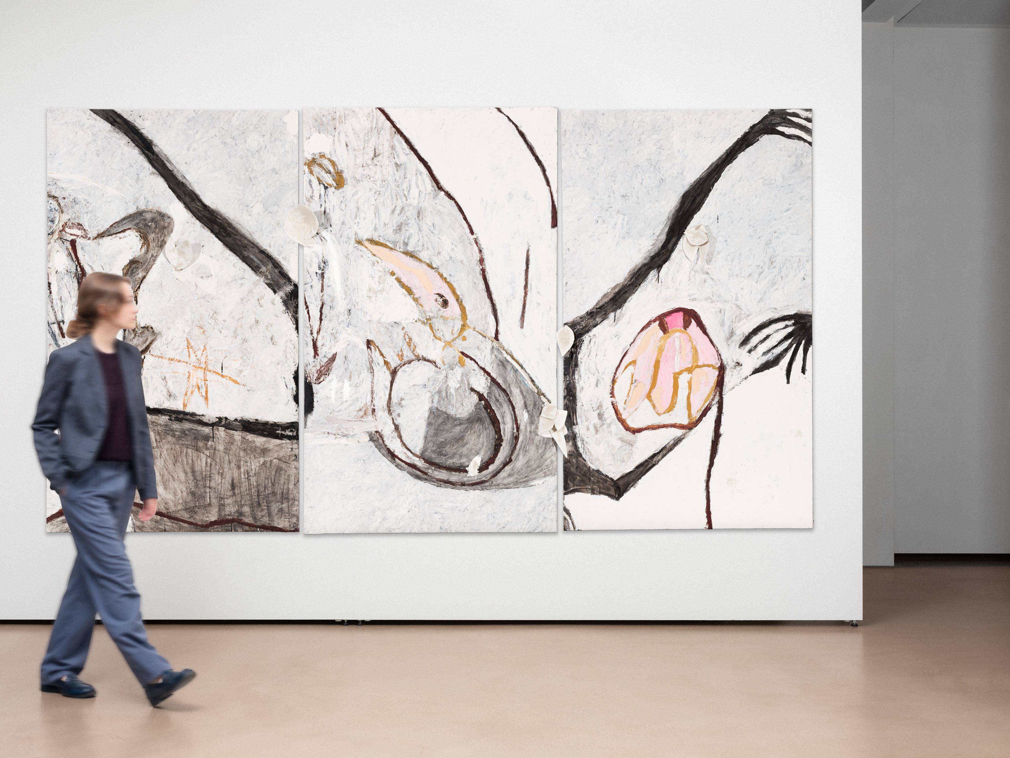 Auf diesem Bild ist das folgende Kunstwerk zu sehen: Mimmo Paladino. Ohne Titel. 1981.