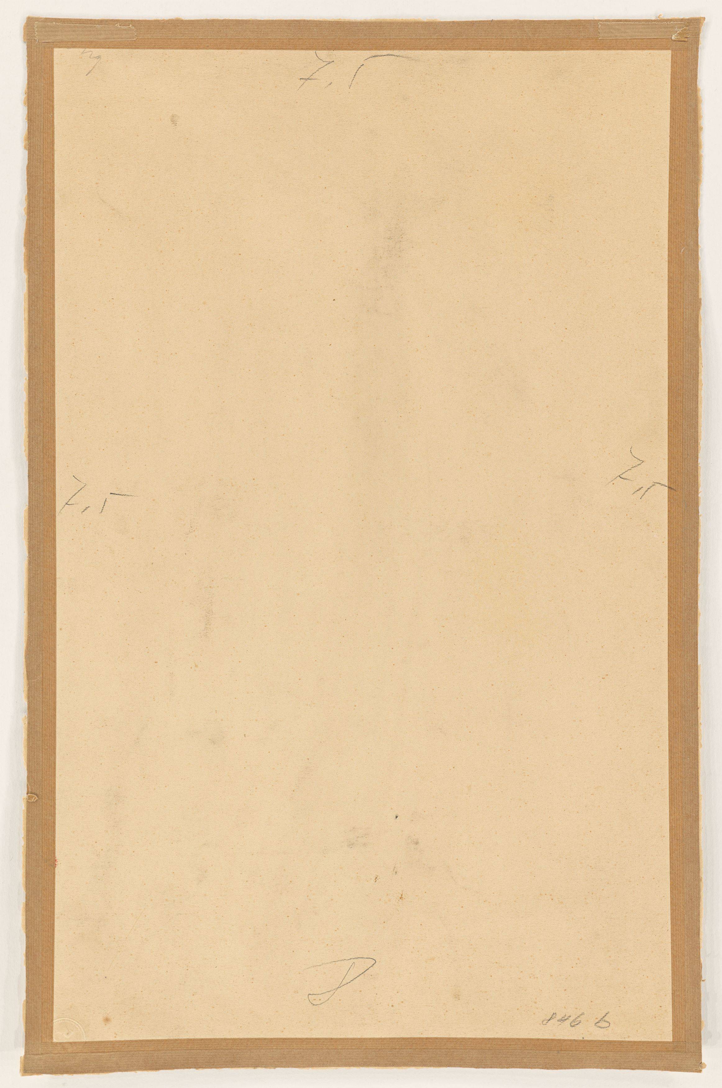 This picture shows the following artwork: Lesser Ury. ”Grabende Bäuerin ”. Circa 1890.