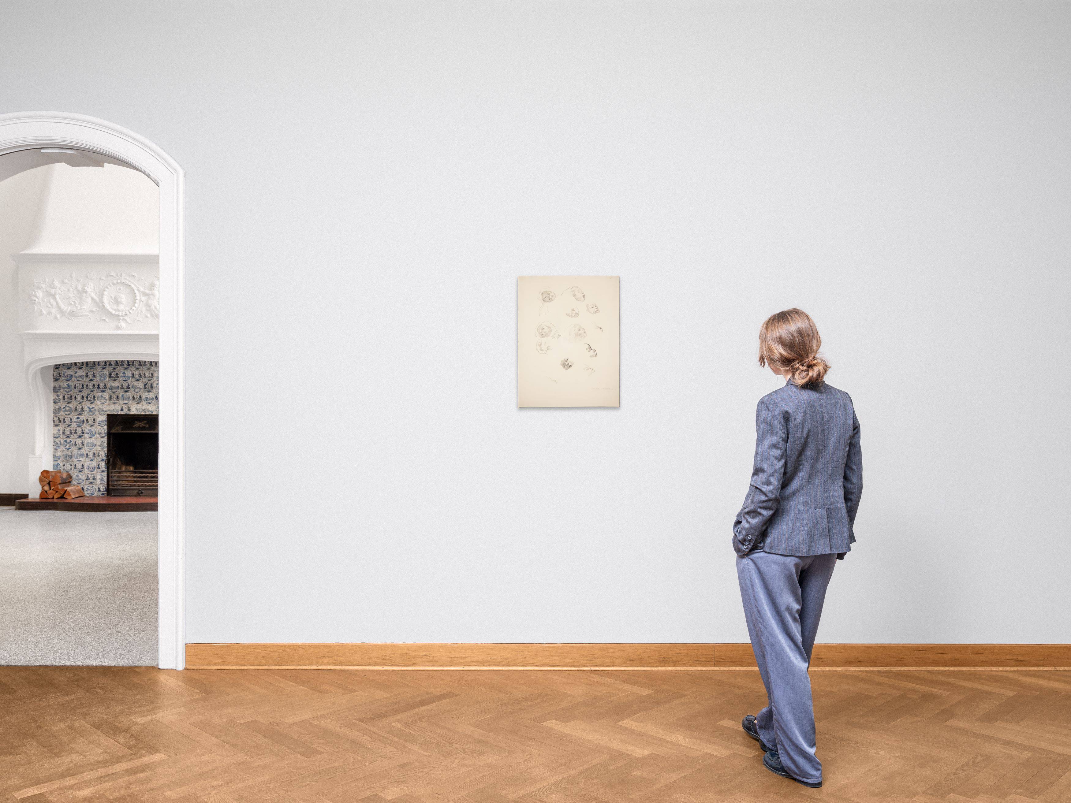 This picture shows the following artwork: Käthe Kollwitz. Head studies of an infant. 1920s.