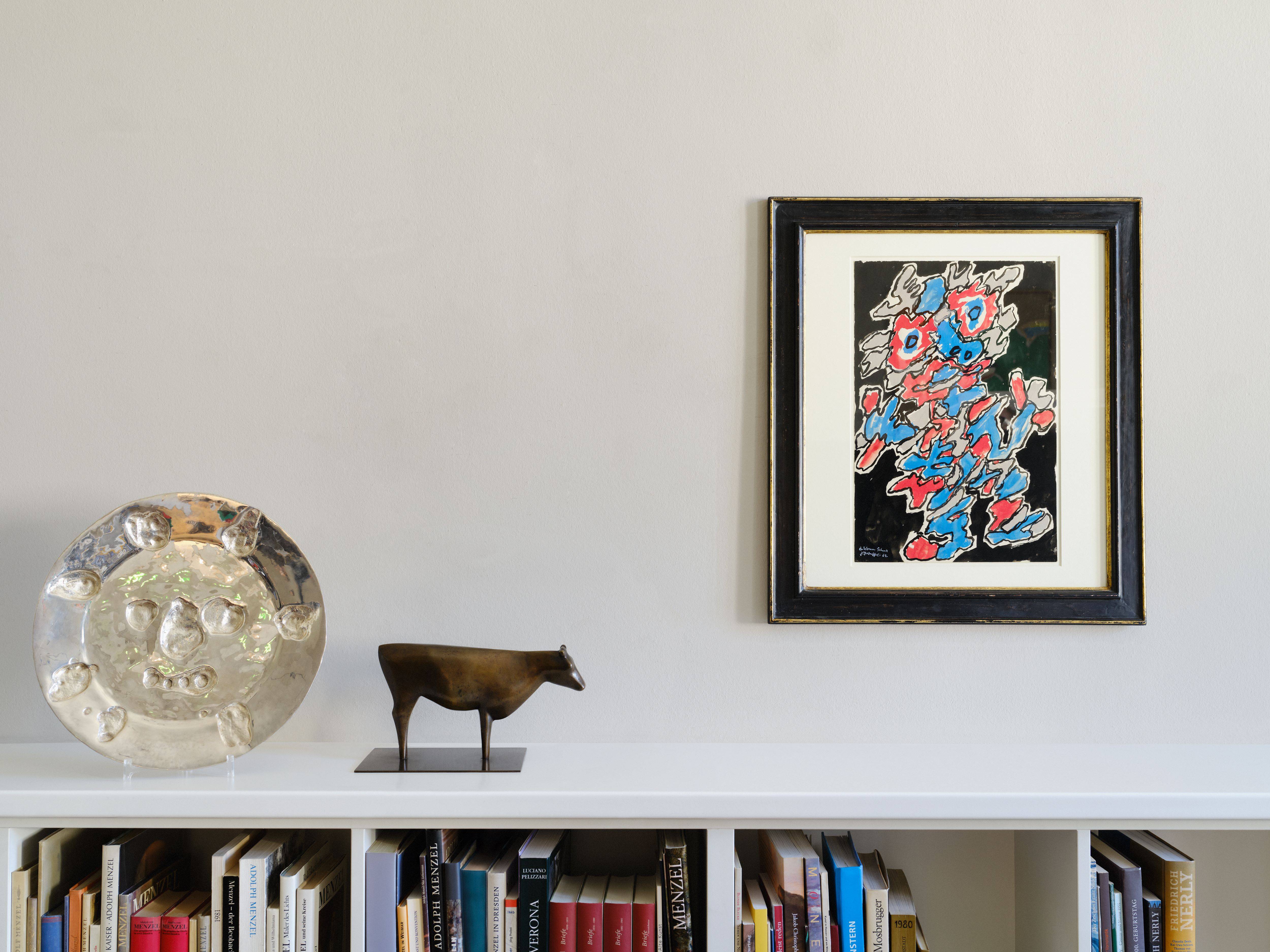 Auf diesem Bild ist das folgende Kunstwerk zu sehen: Jean Dubuffet. „Personnage des ‚Légendes‘“. 1962.