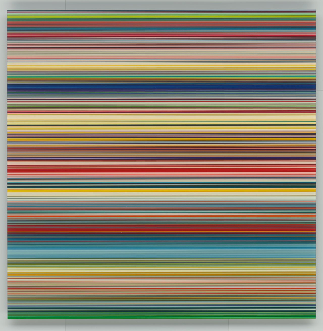 Auf diesem Bild ist das folgende Kunstwerk zu sehen: Gerhard Richter. „STRIP“. 2025.