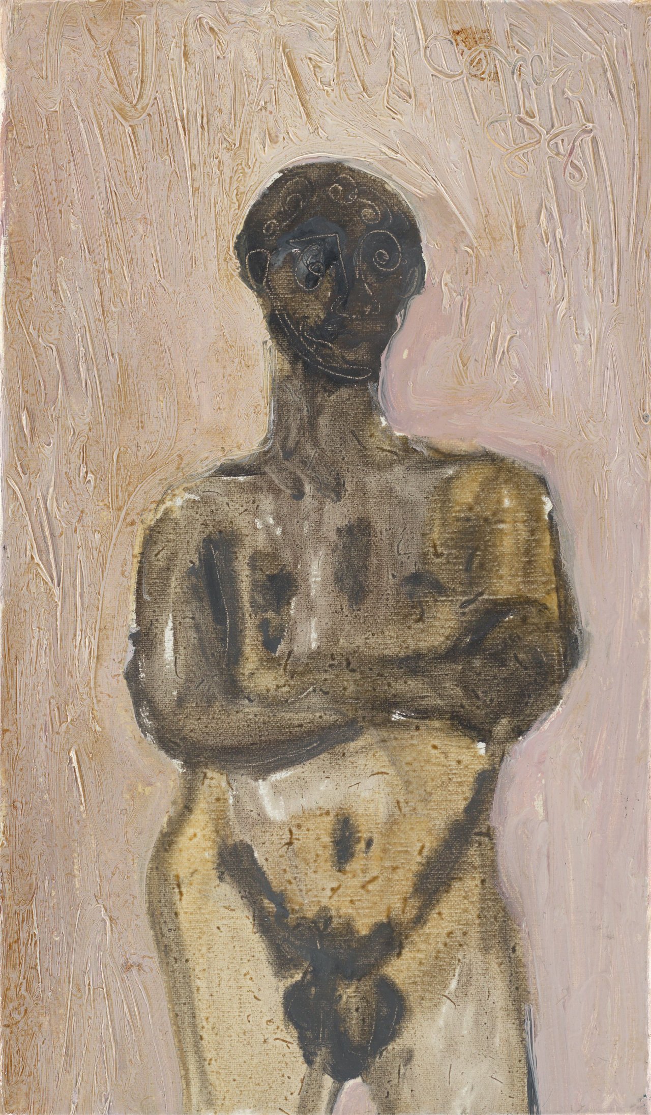 Auf diesem Bild ist das folgende Kunstwerk zu sehen: George Condo. Ohne Titel. 1988.