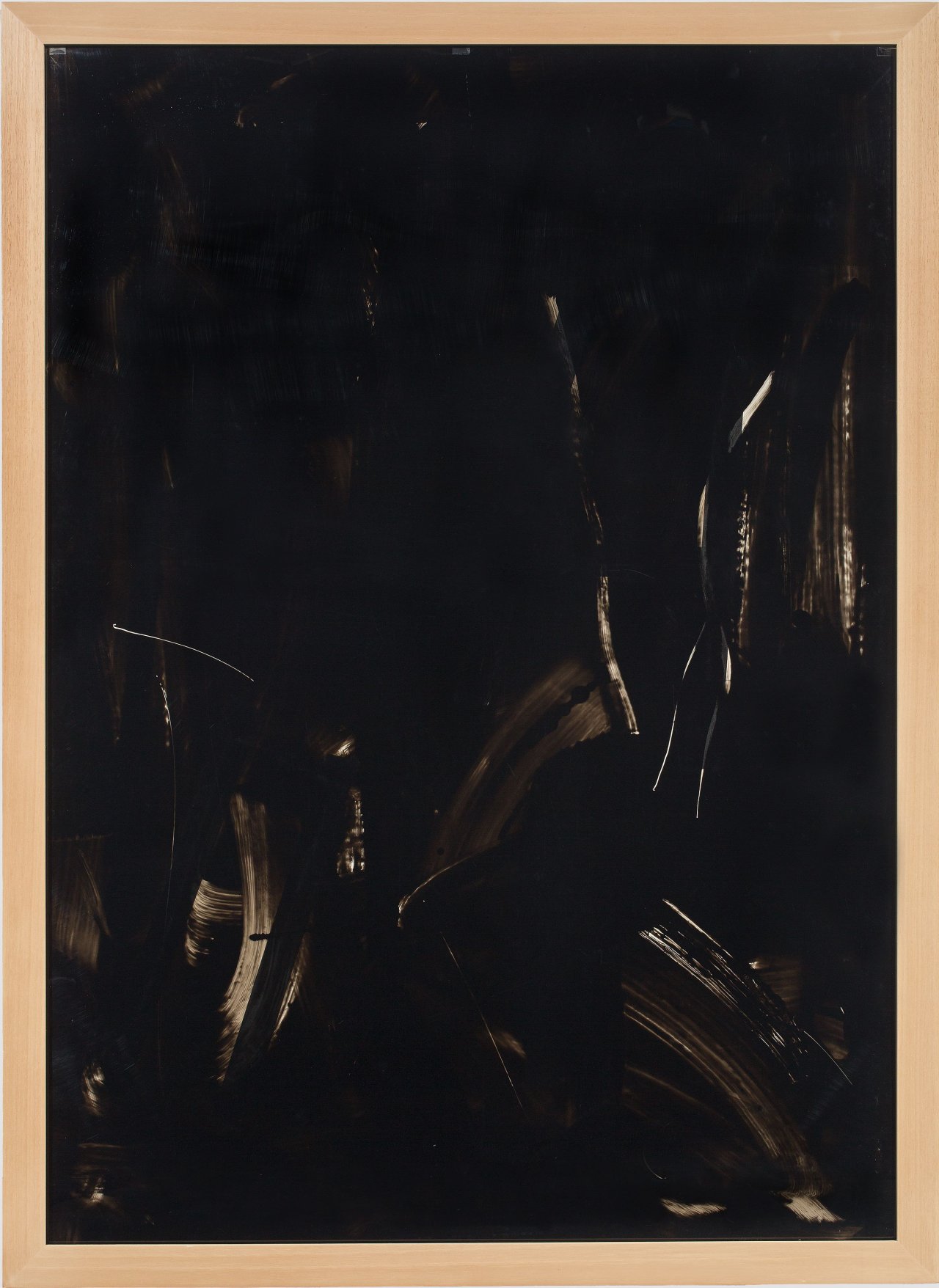 This picture shows the following artwork: Imi Knoebel. Untitled (foil drawing). 1990.