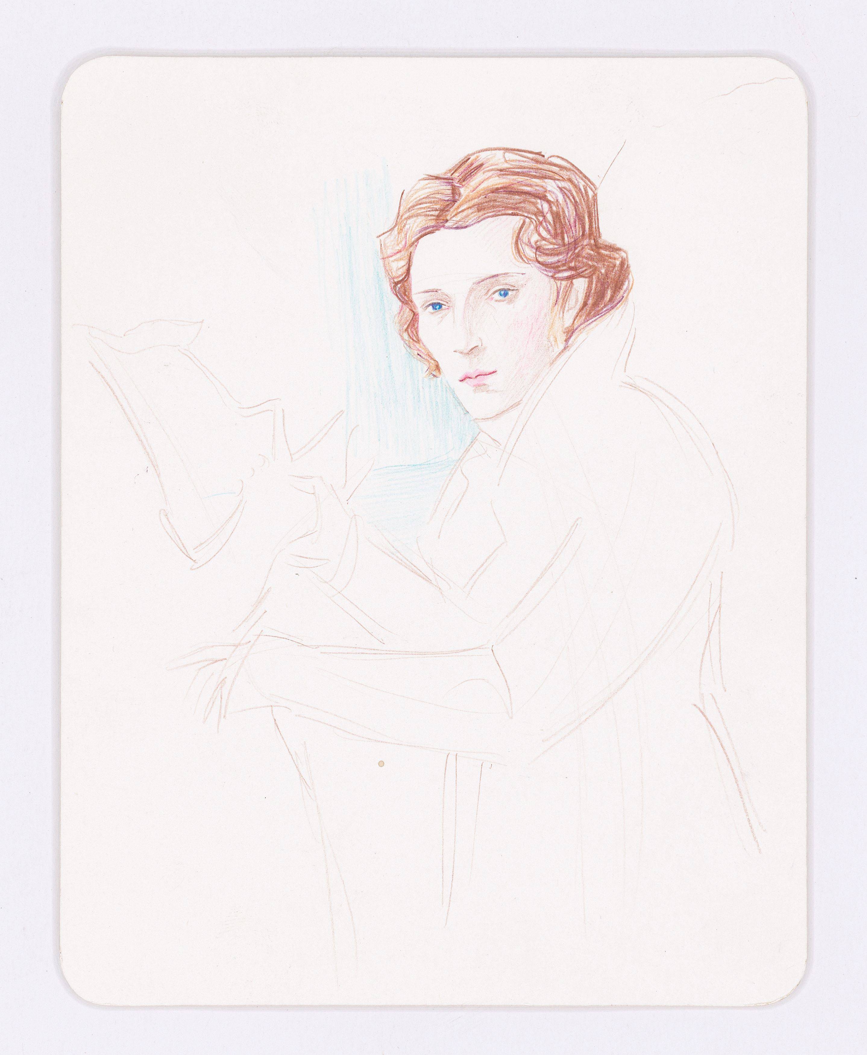 Auf diesem Bild ist das folgende Kunstwerk zu sehen: Elizabeth Peyton. Ohne Titel. 2002.