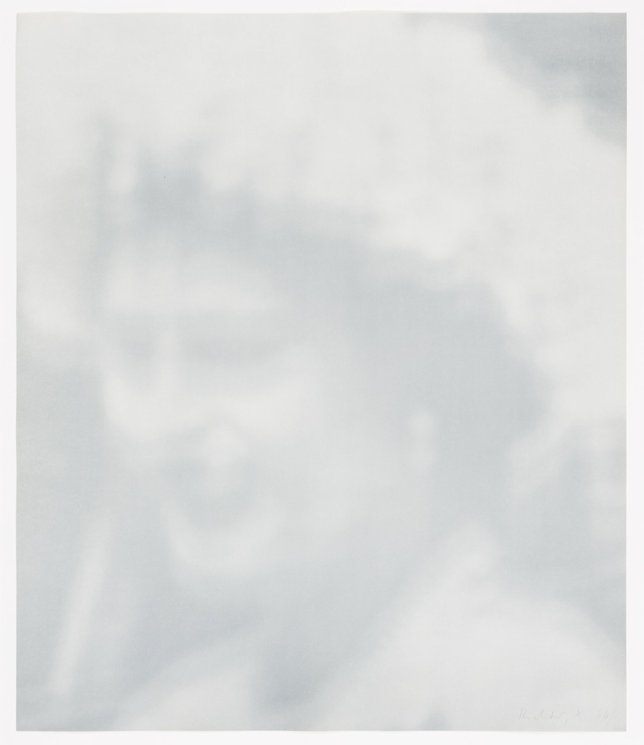 Auf diesem Bild ist das folgende Kunstwerk zu sehen: Gerhard Richter. „Elisabeth I“. 1966.