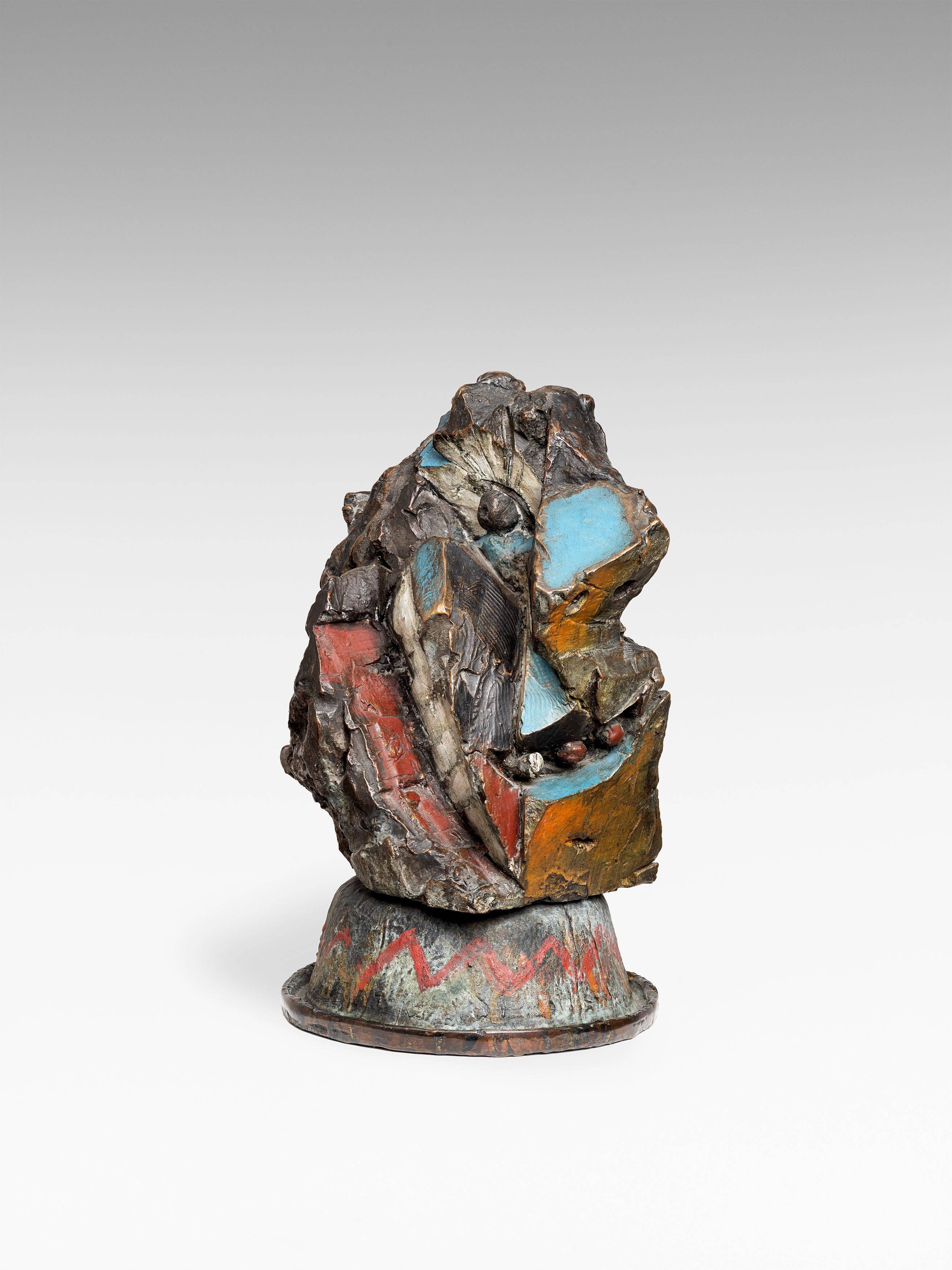 Auf diesem Bild ist das folgende Kunstwerk zu sehen: Markus Lüpertz. Tourist, aus der Serie „Die Bürger von Florenz“. 1983.