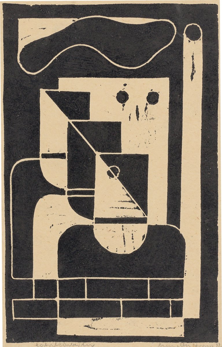 Auf diesem Bild ist das folgende Kunstwerk zu sehen: Erich Müller-Kraus. „Fabrikarbeiter“. 1932.
