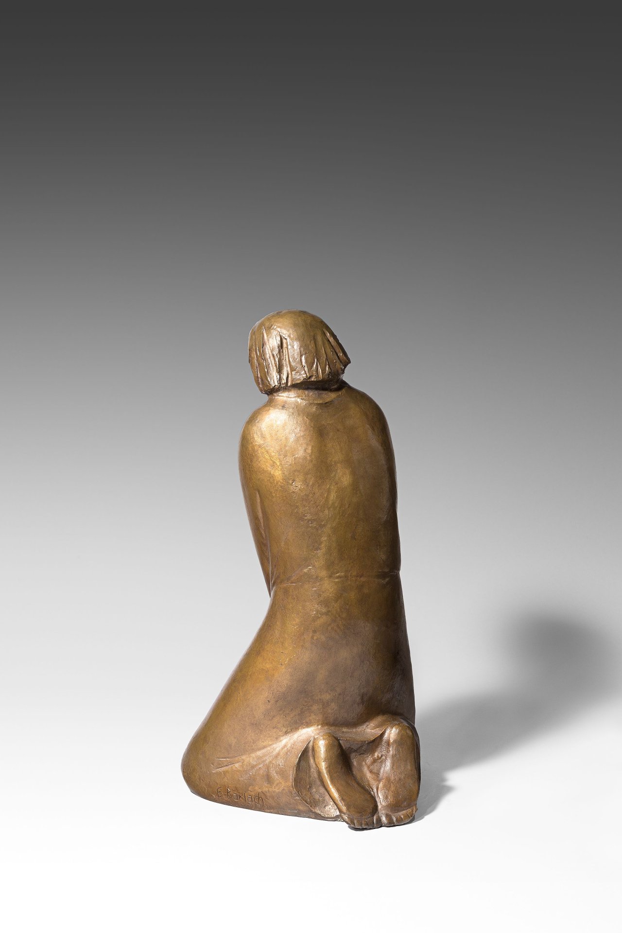 Auf diesem Bild ist das folgende Kunstwerk zu sehen: Ernst Barlach. „Der Zweifler“. 1931.