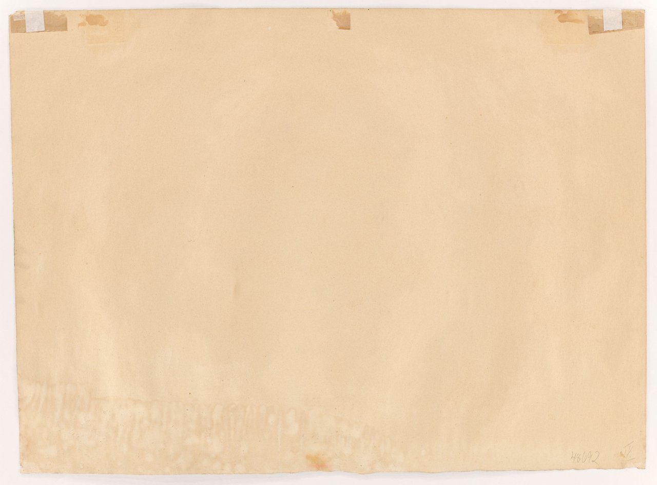 This picture shows the following artwork: Karl Schmidt-Rottluff. Steinbruch mit Wassertümpel (Quarry with water puddle). Circa 1943/46.