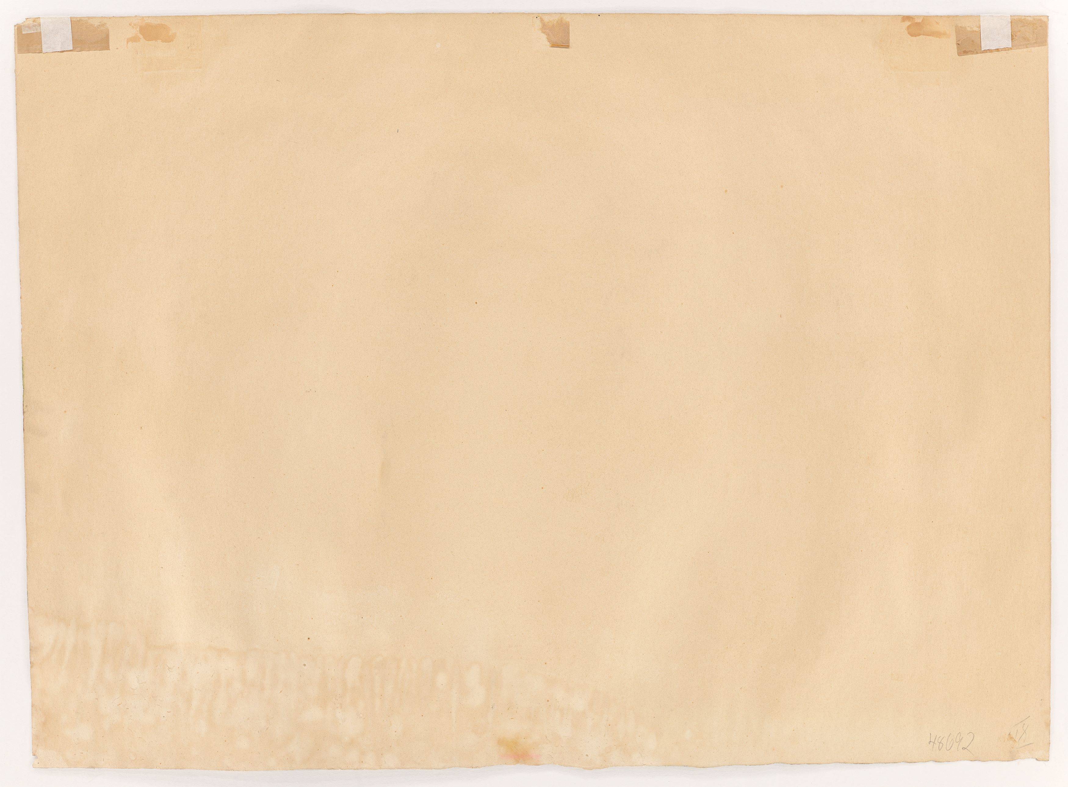 This picture shows the following artwork: Karl Schmidt-Rottluff. Steinbruch mit Wassertümpel (Quarry with water puddle). Circa 1943/46.