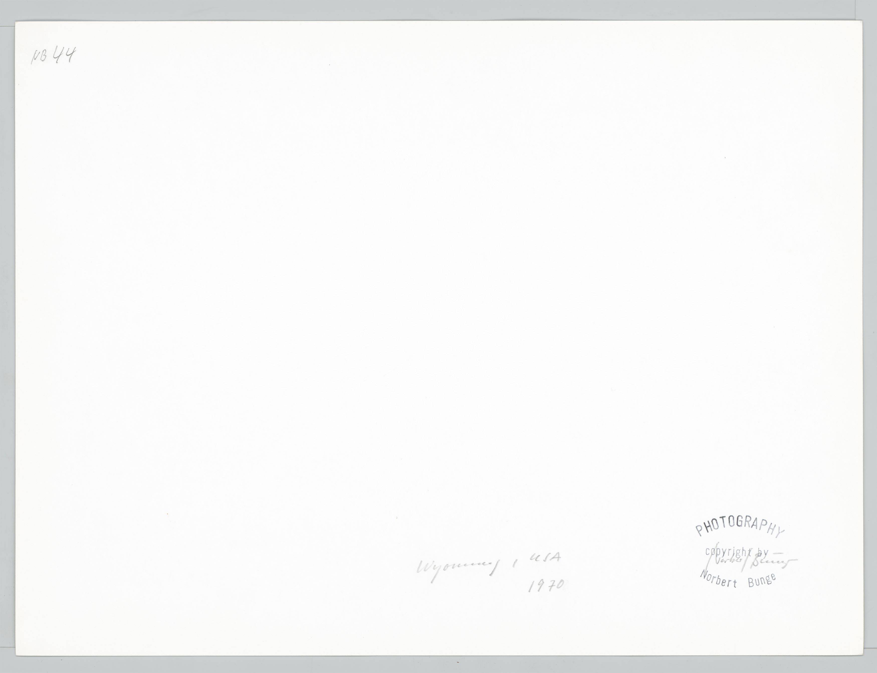 Auf diesem Bild ist das folgende Kunstwerk zu sehen: Norbert Bunge. „Wyoming“. 1970.
