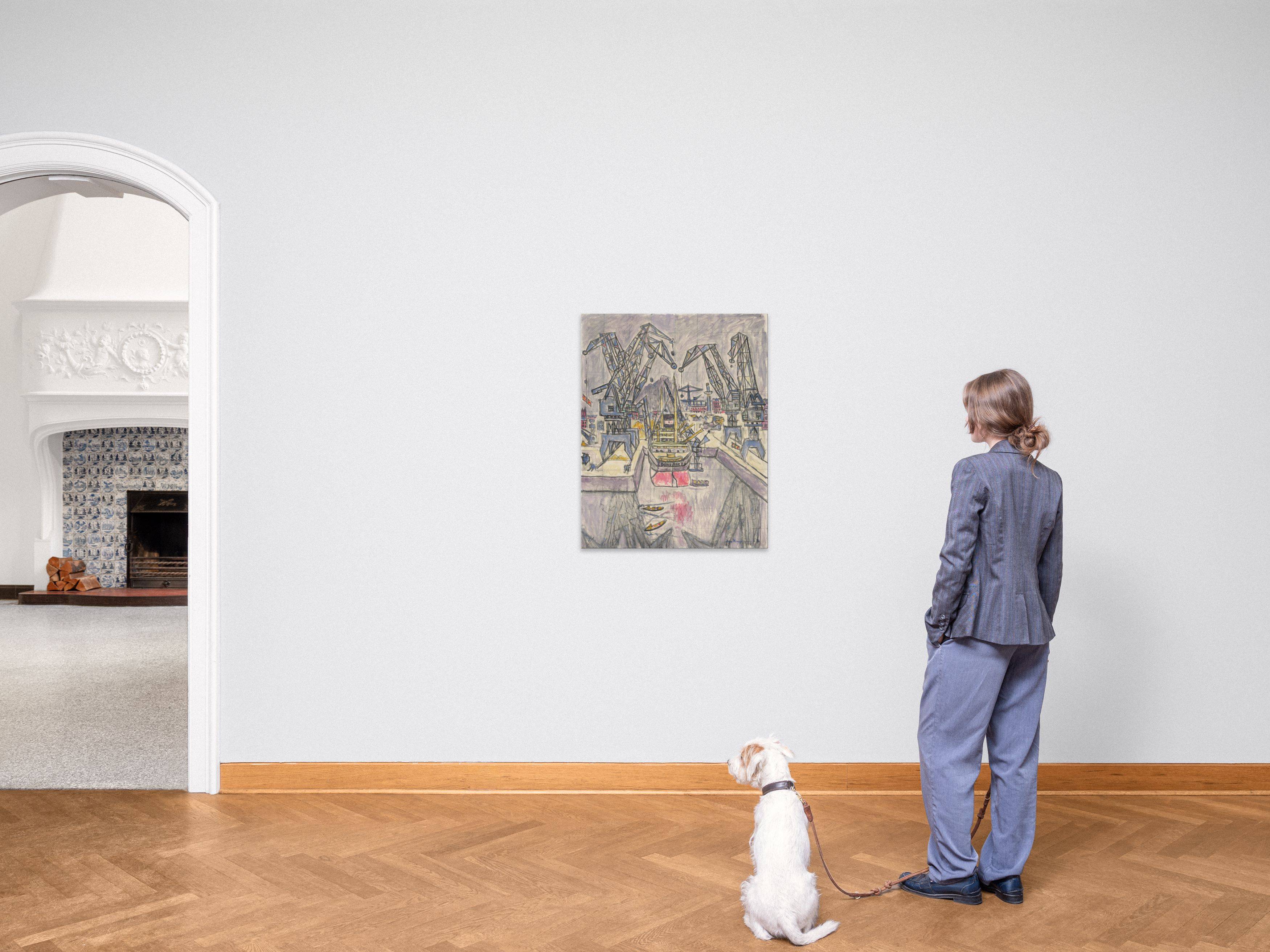 Auf diesem Bild ist das folgende Kunstwerk zu sehen: Ivo Hauptmann. Ohne Titel. 1952.