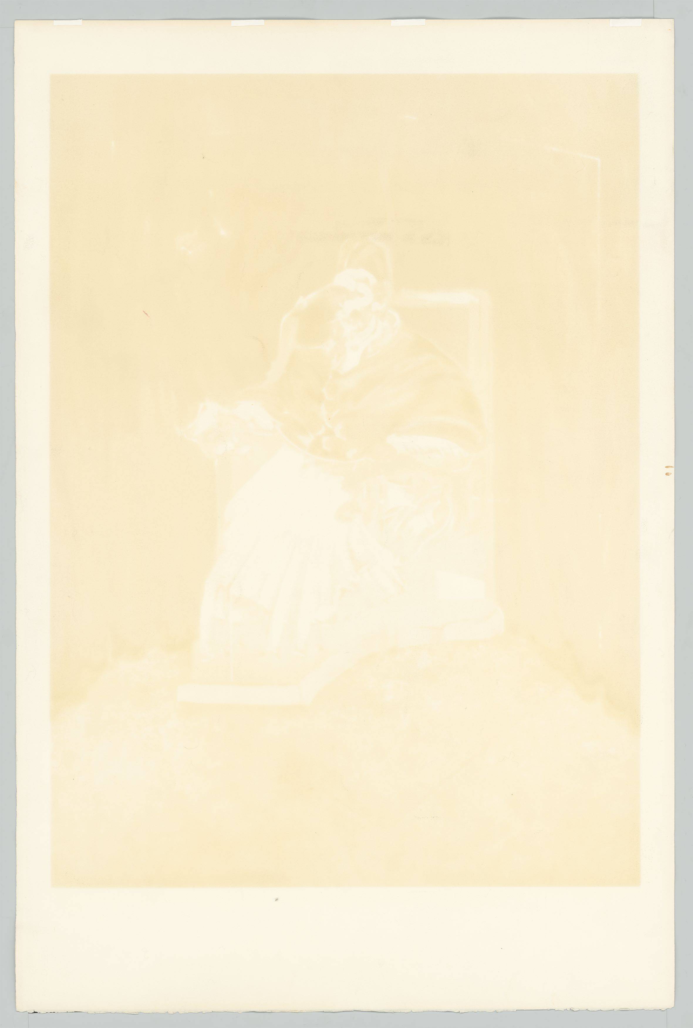 This picture shows the following artwork: Francis Bacon. ”Study for portrait of Pope Innocent X after Vélasquez”. 1989.