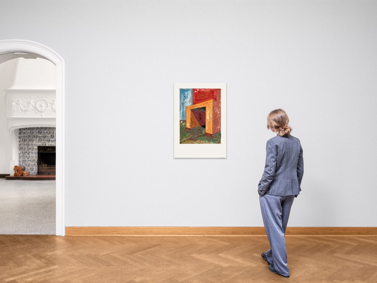 This picture shows the following artwork: Thomas Schütte. ”DIE BURG” (Portal). 1984.