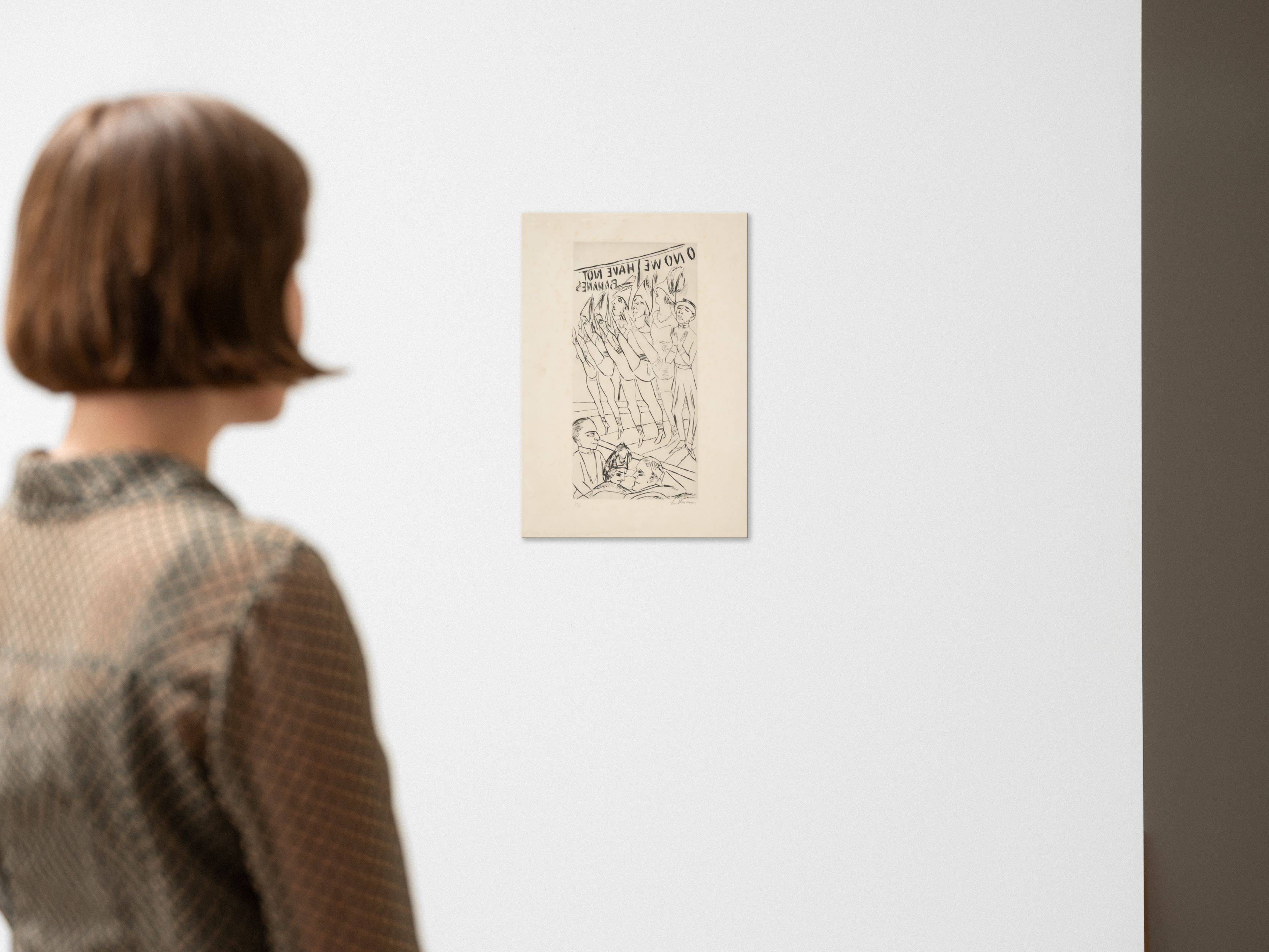 This picture shows the following artwork: Max Beckmann. ”Varieté”. 1924.