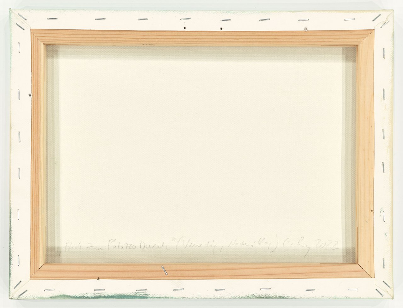 This picture shows the following artwork: Claudia Berg. ”Blick zum Palazzo Ducale” (Venedig, Nachmittag). 2022.
