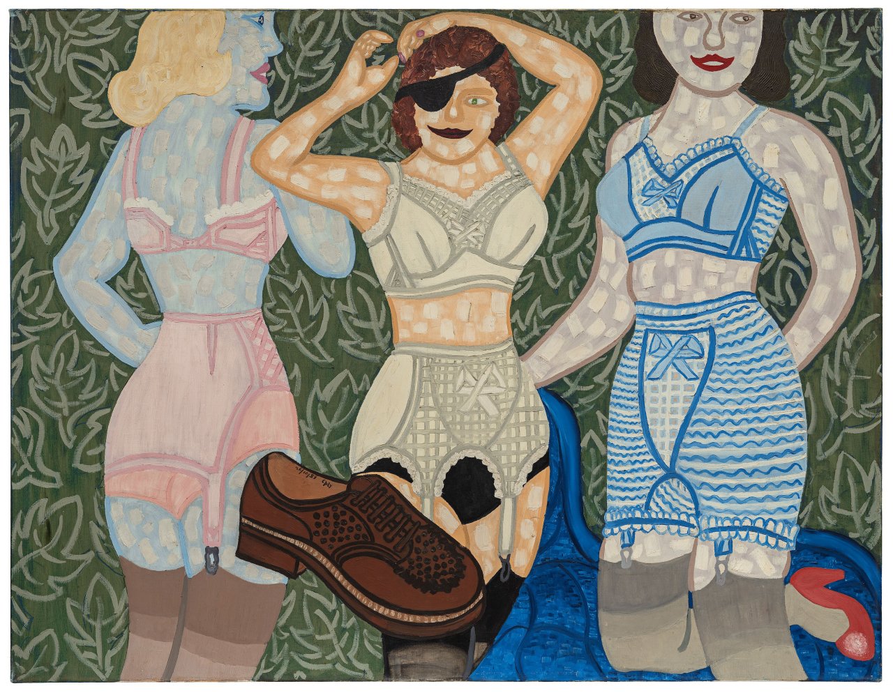 This picture shows the following artwork: William N. Copley. Unijambiste. 1953.