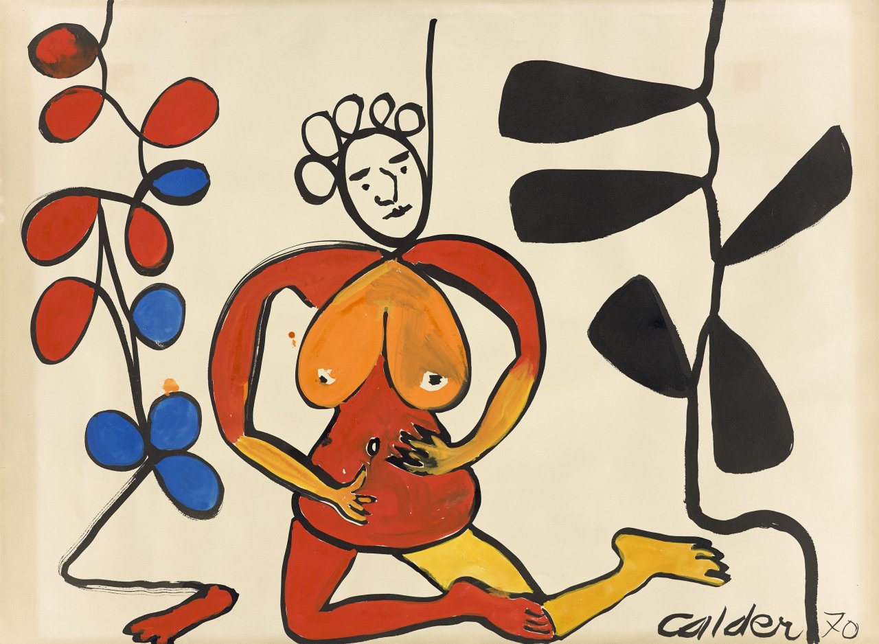 This picture shows the following artwork: Alexander Calder. ”Le Grand Tremblement”. 1970.