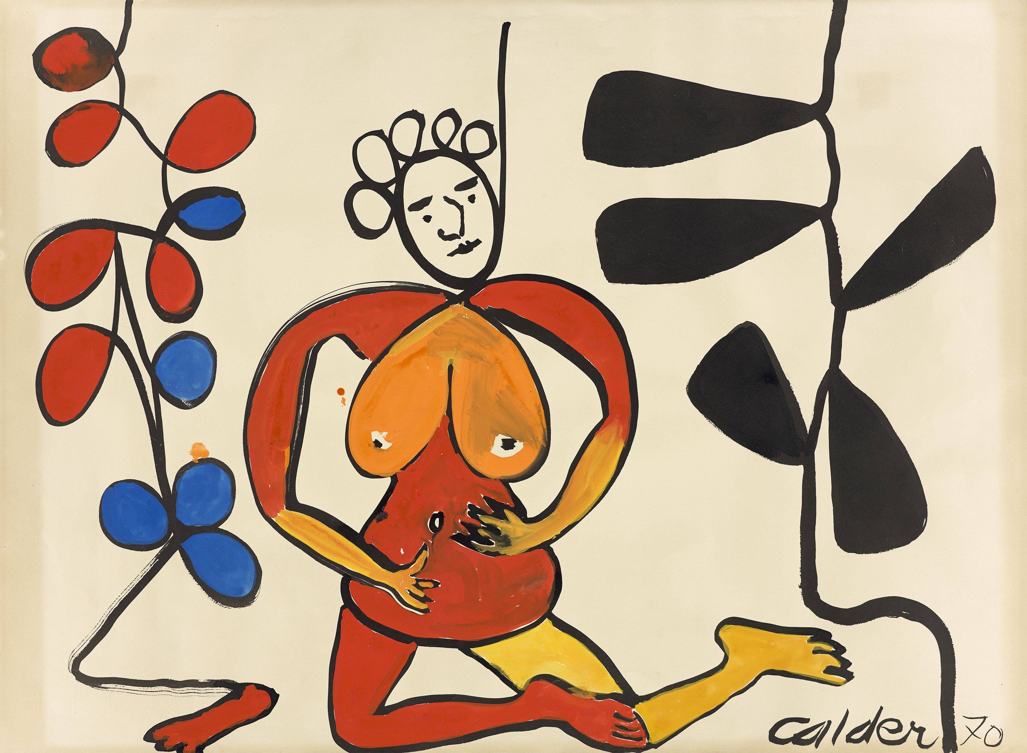 This picture shows the following artwork: Alexander Calder. ”Le Grand Tremblement”. 1970.