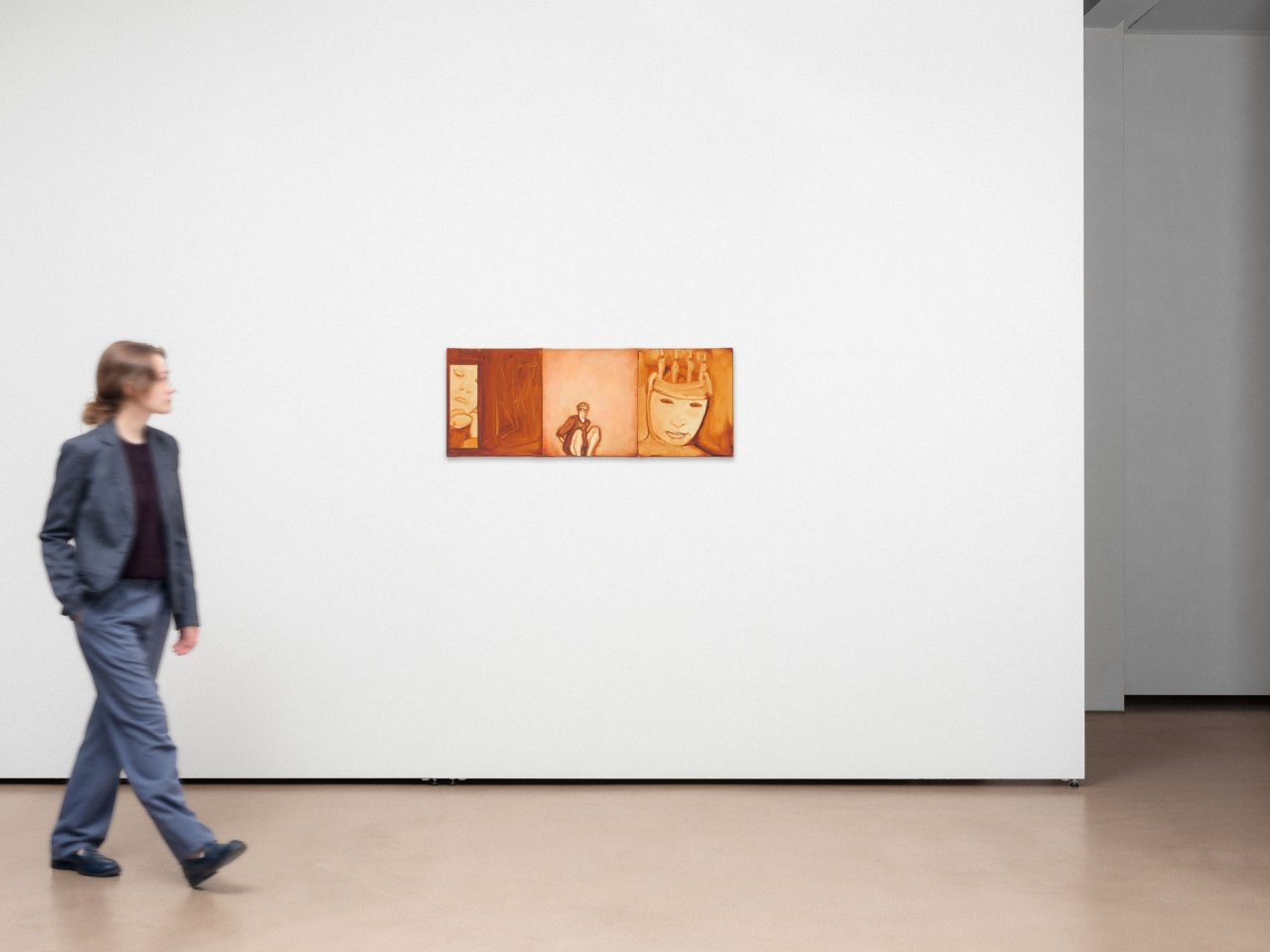 This picture shows the following artwork: Ida Applebroog. ”MAGIC KINGDOM (RAT)”. 1987.