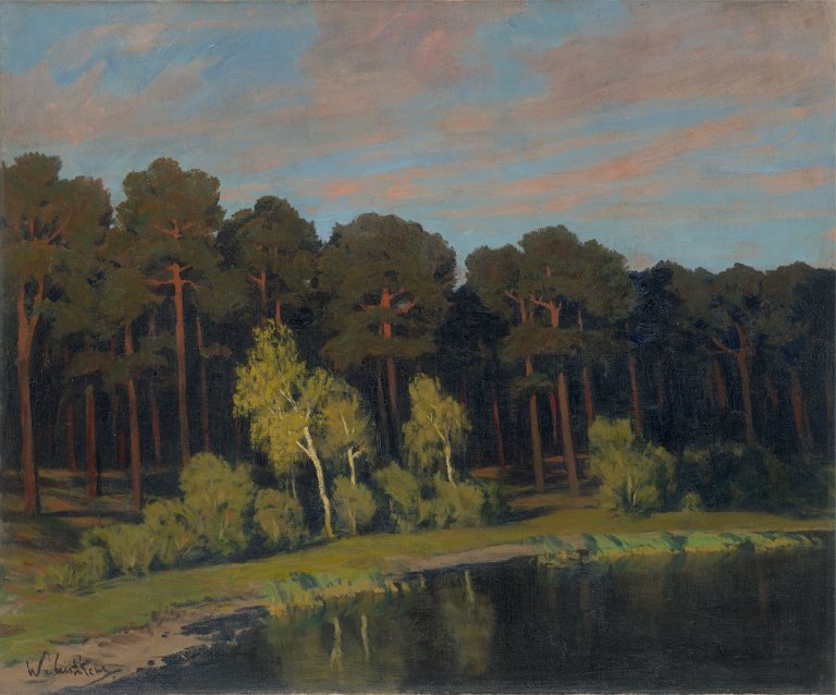 This picture shows the following artwork: Walter Leistikow. Märkischer See. Circa 1909.
