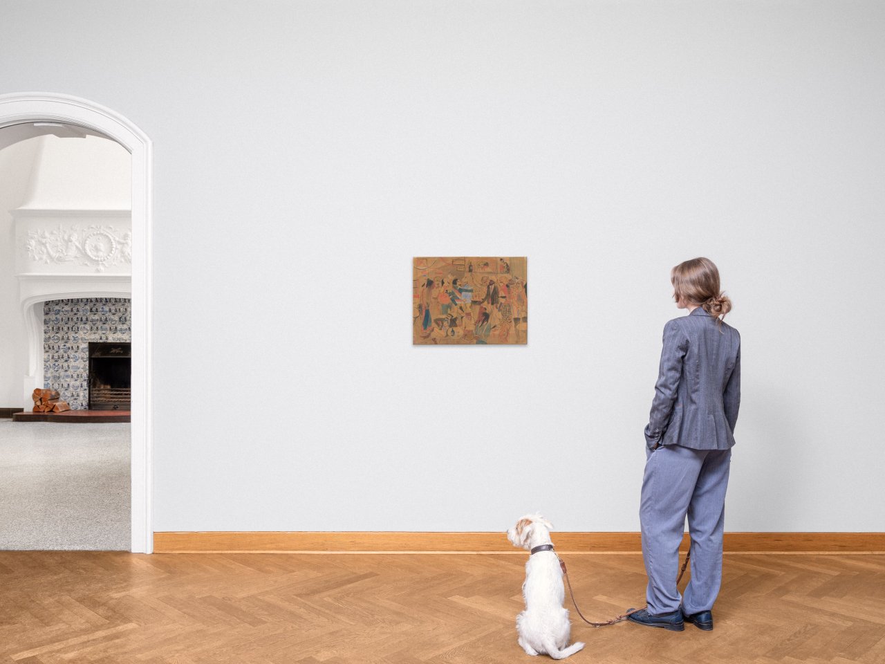 Auf diesem Bild ist das folgende Kunstwerk zu sehen: Rudolf Schlichter. „Rumble“ (Le Vicômte de Halifax). 1918.