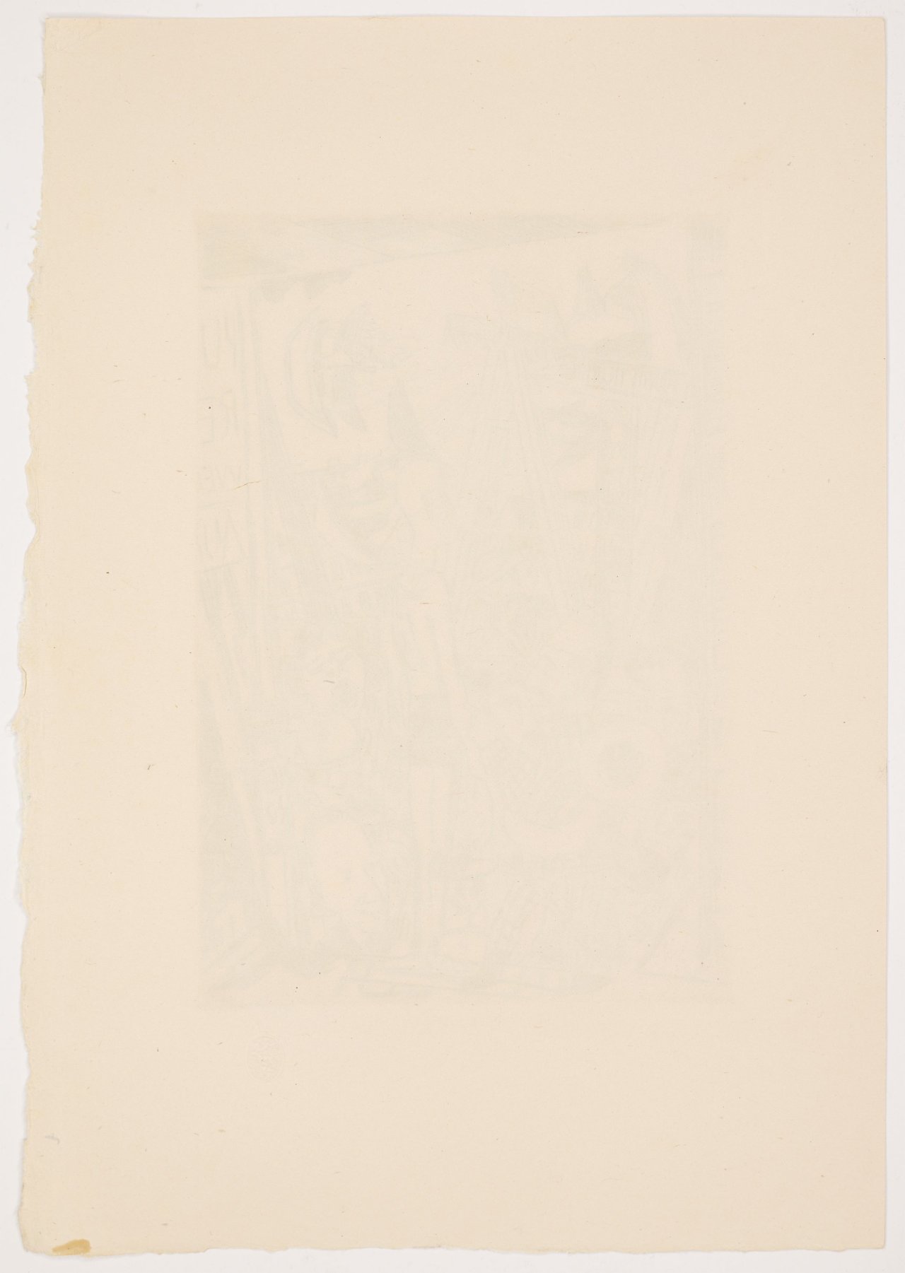 This picture shows the following artwork: Max Beckmann. ”Der große Mann”. 1921.