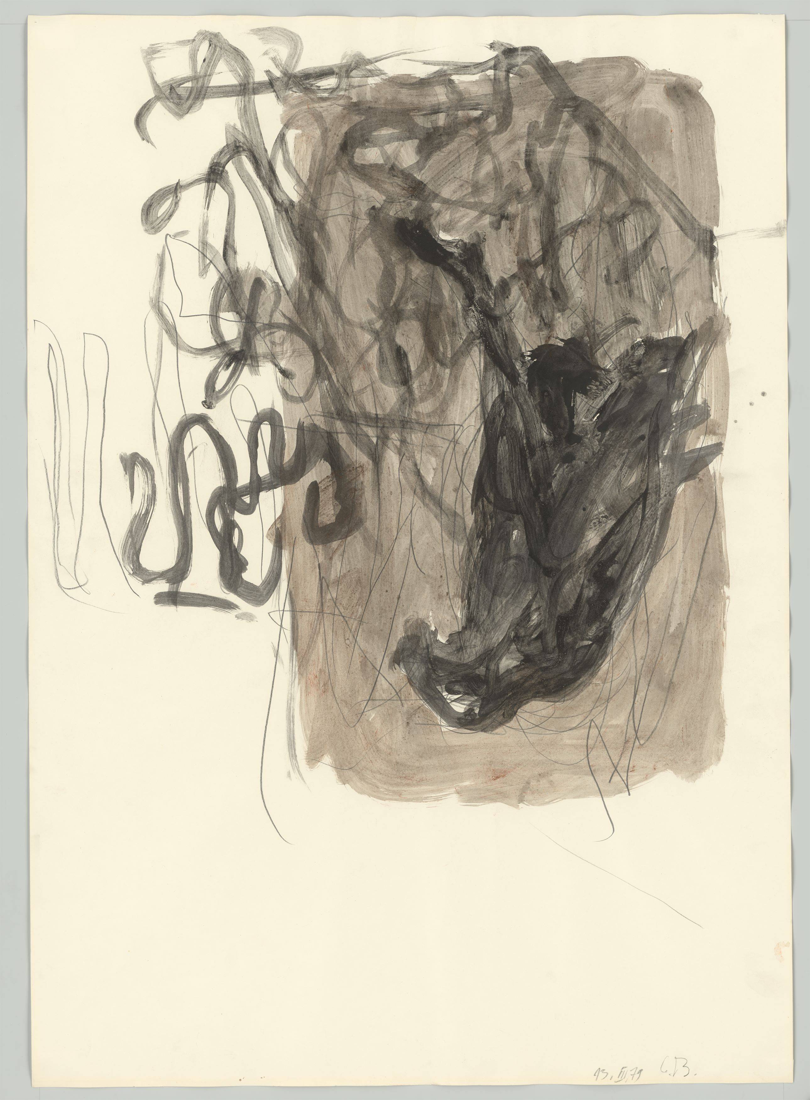 Auf diesem Bild ist das folgende Kunstwerk zu sehen: Georg Baselitz. Adler. 1979.