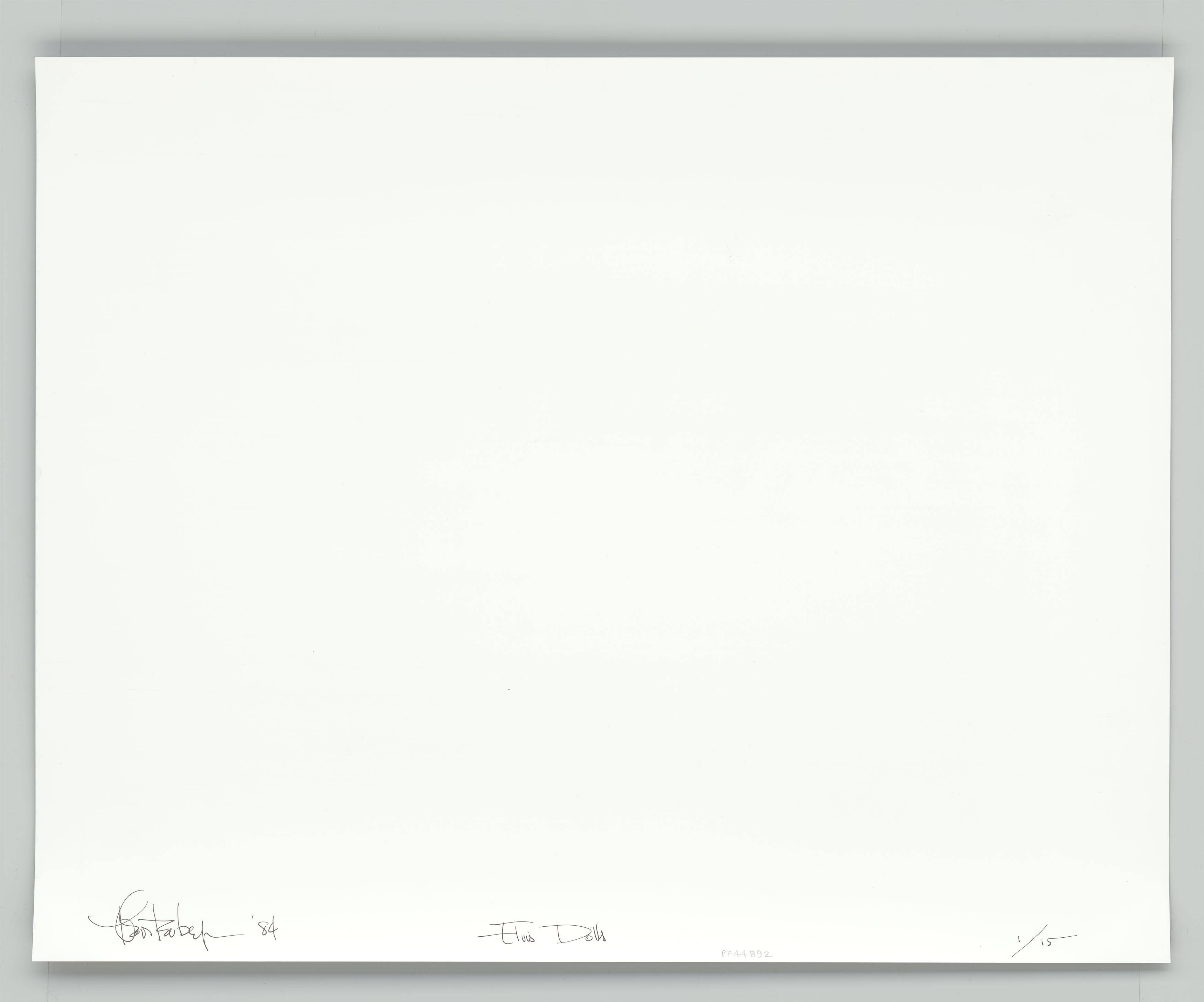 Auf diesem Bild ist das folgende Kunstwerk zu sehen: Theo Westenberger. „Elvis Dolls“. 1984.