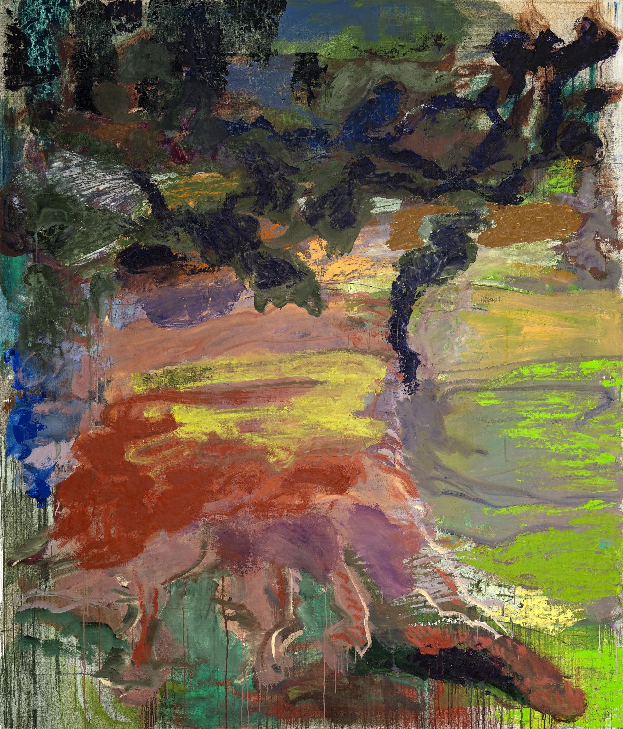 This picture shows the following artwork: Per Kirkeby. ”Første Sommer”. 1987.