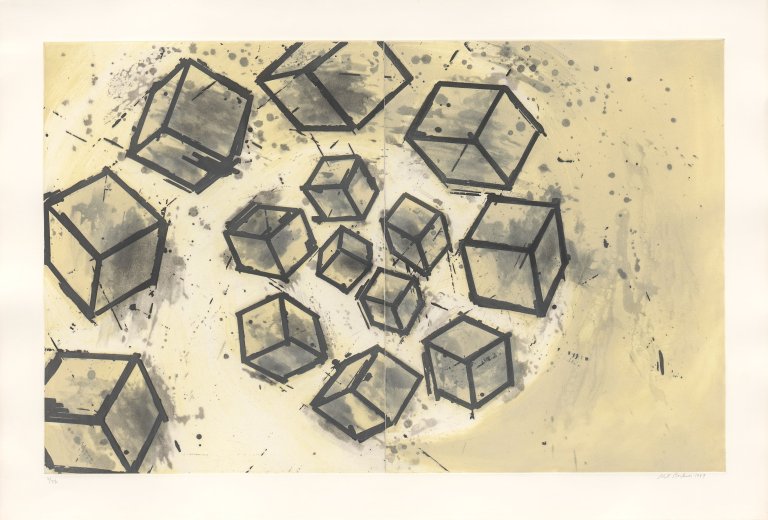 This picture shows the following artwork: Mel Bochner. ”Untitled III”. 1989.