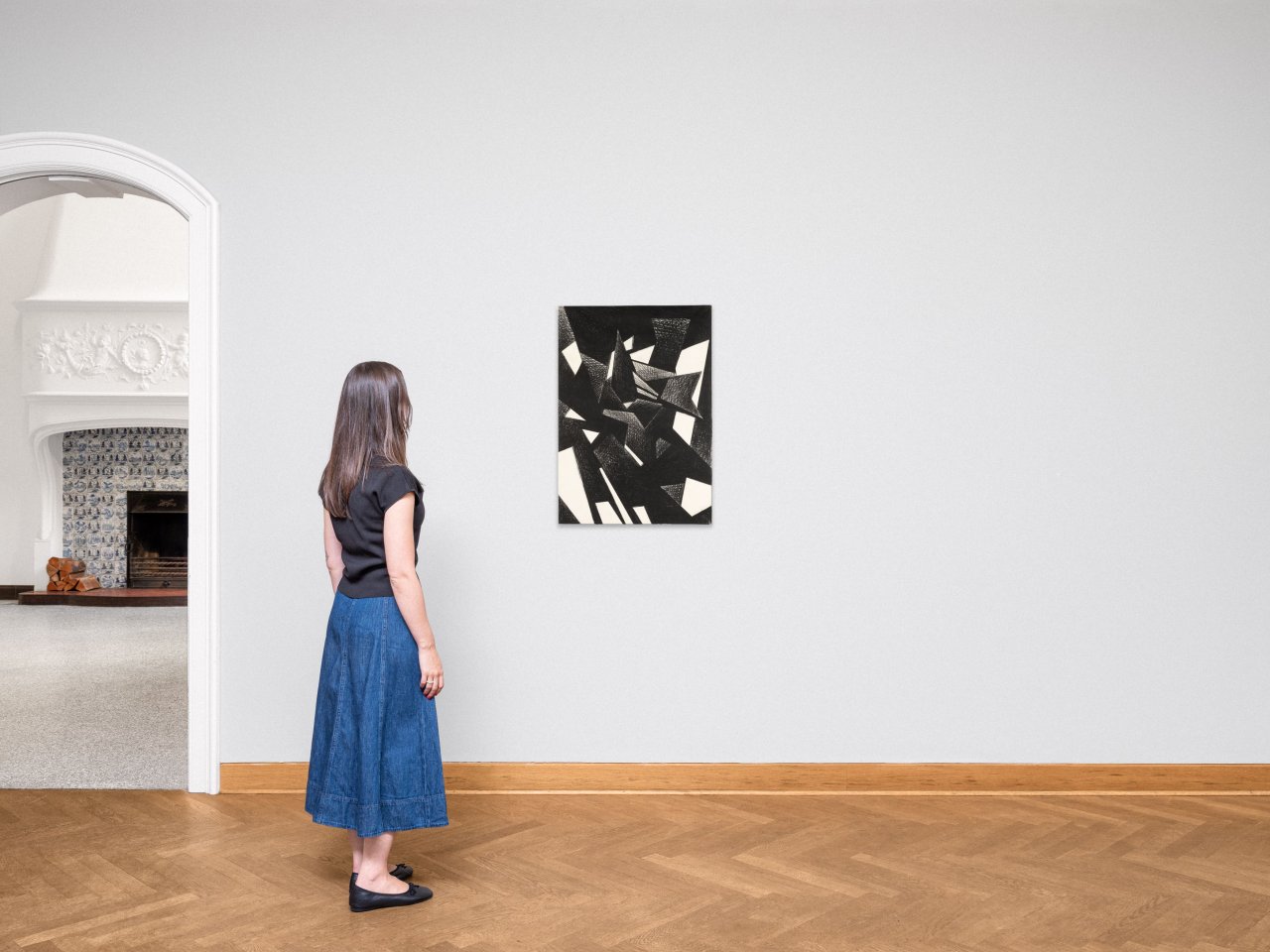 Auf diesem Bild ist das folgende Kunstwerk zu sehen: Hans Uhlmann. Ohne Titel. 1961.