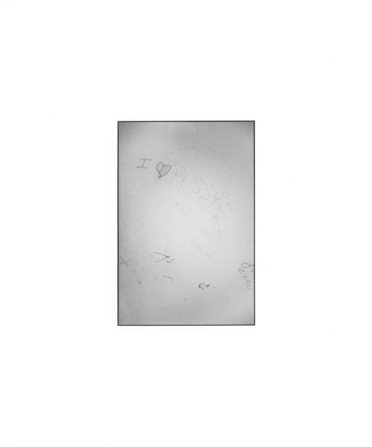 This picture shows the following artwork:  Portfolio. ”Printed Matter Photography Portfolio V: [Untitled/Nudes] Curated by Larry Clark”. 2004.