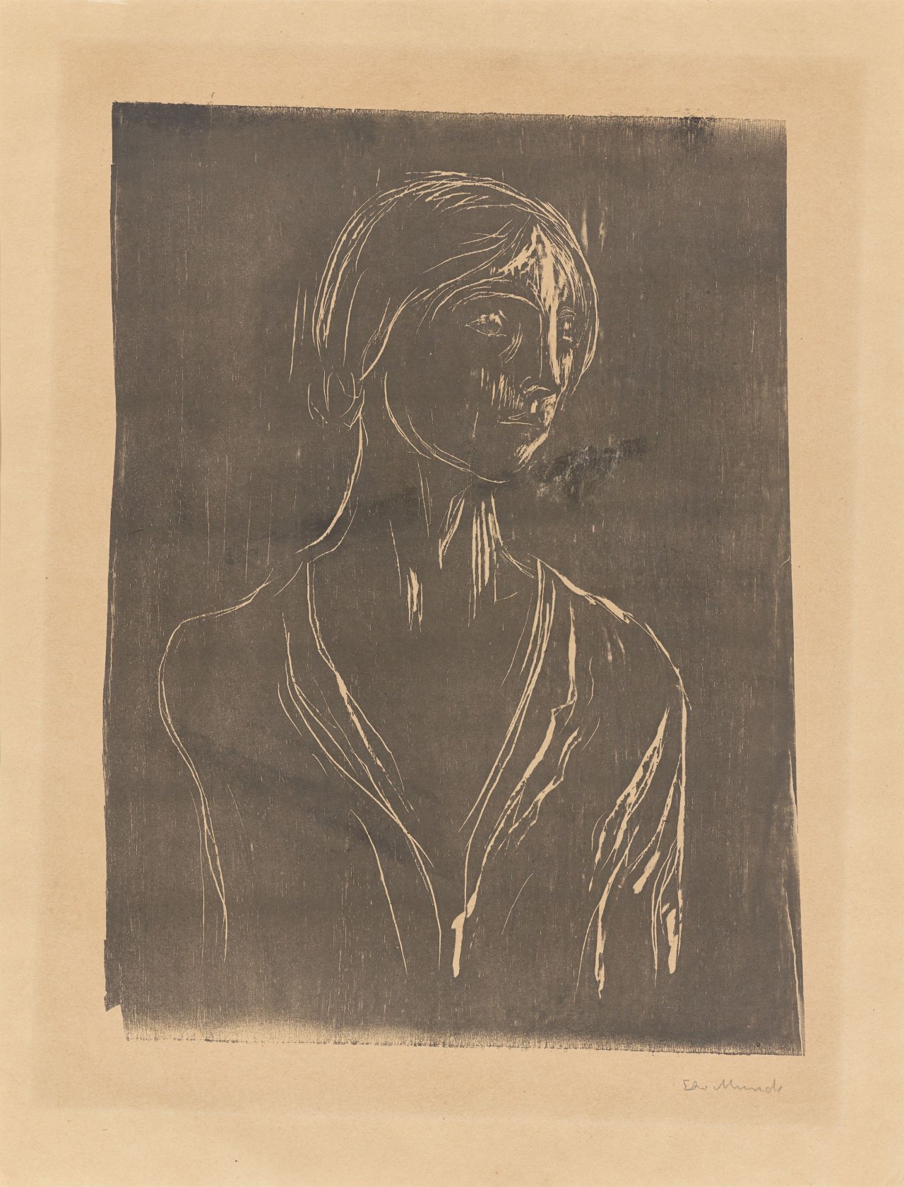 Auf diesem Bild ist das folgende Kunstwerk zu sehen: Edvard Munch. „Birgitte I“. 1930.