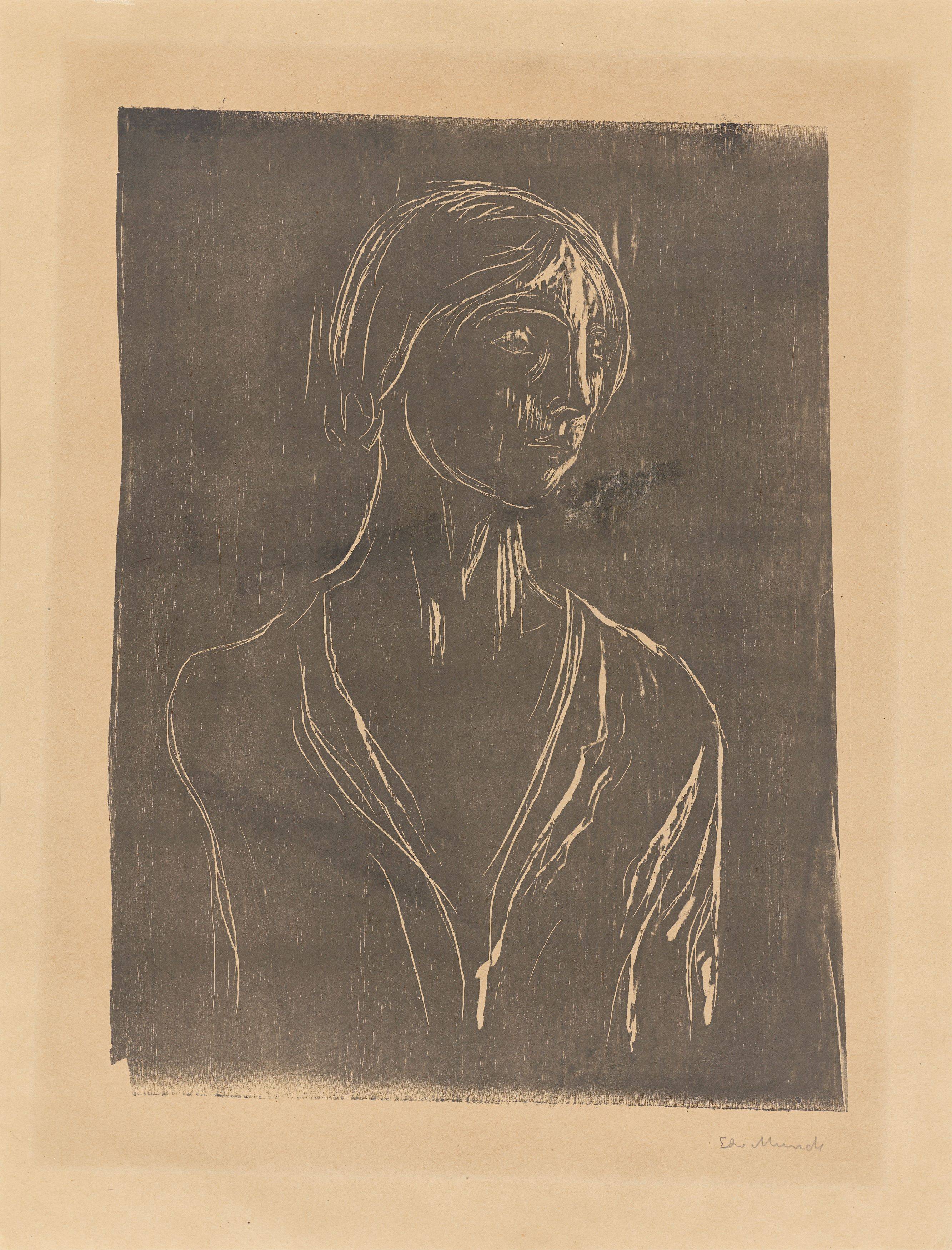 Auf diesem Bild ist das folgende Kunstwerk zu sehen: Edvard Munch. „Birgitte I“. 1930.