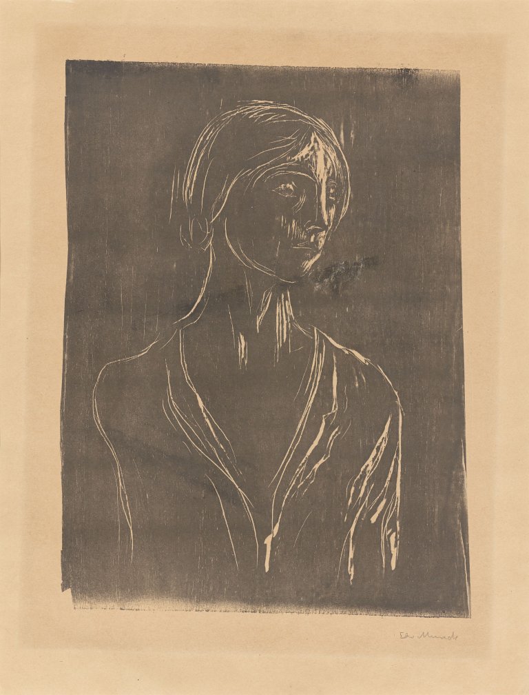 Auf diesem Bild ist das folgende Kunstwerk zu sehen: Edvard Munch. „Birgitte I“. 1930.