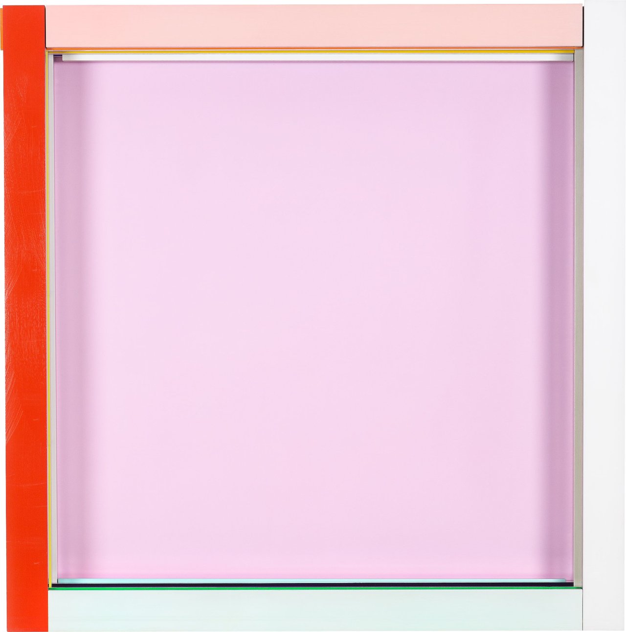 Auf diesem Bild ist das folgende Kunstwerk zu sehen: Imi Knoebel. Permanentmagenta. 1993.