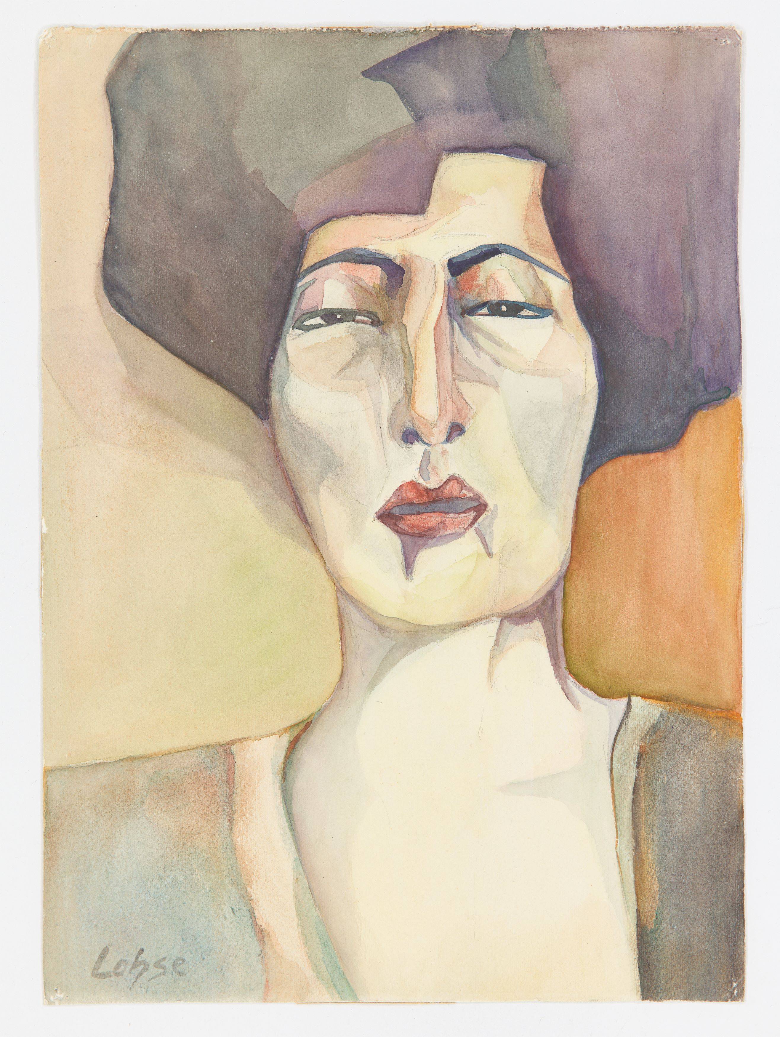 This picture shows the following artwork: Carl Lohse. Portrait of a woman.