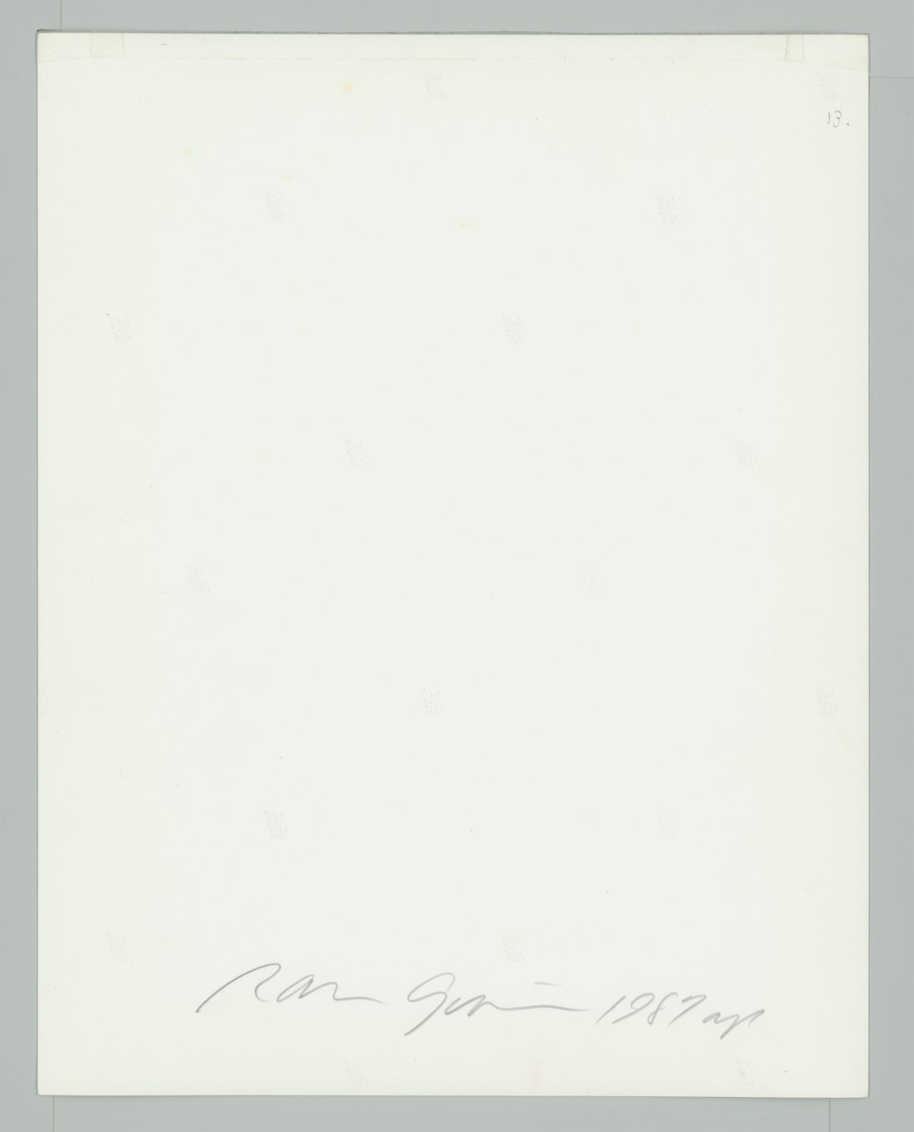 This picture shows the following artwork: Ralph Gibson. Bergamo, from the series ”In Situ”. 1985.