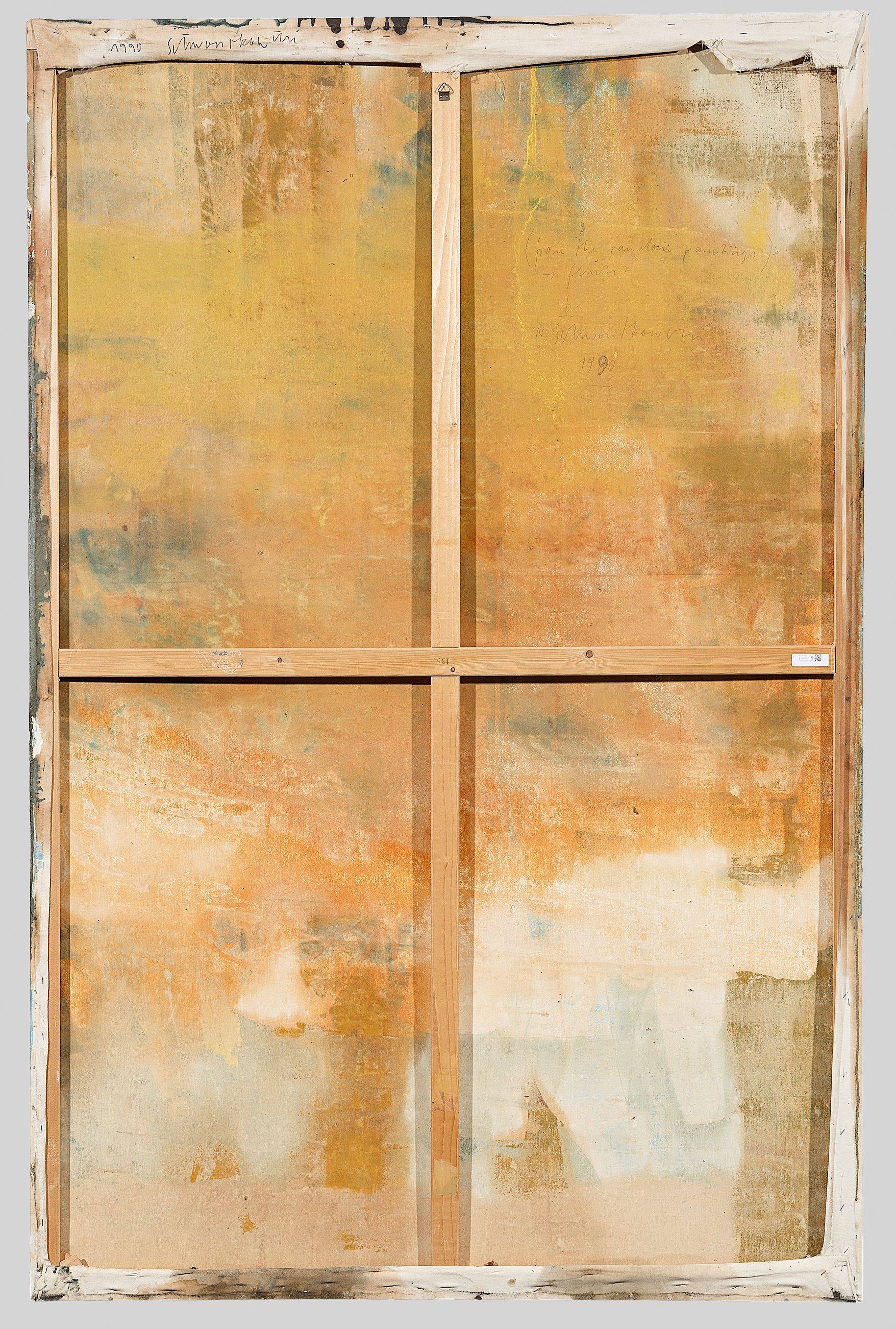 Auf diesem Bild ist das folgende Kunstwerk zu sehen: Norbert Schwontkowski. „(from the random paintings) - flucht“. 1990.