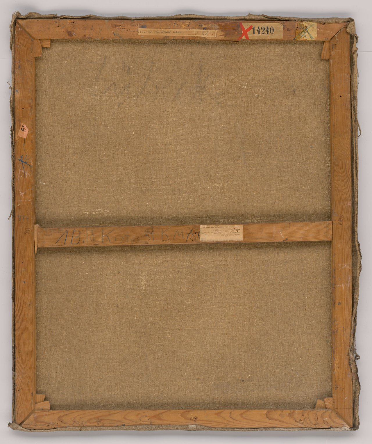 Auf diesem Bild ist das folgende Kunstwerk zu sehen: Karl Hofer. „Paar am Fenster“. 1925.