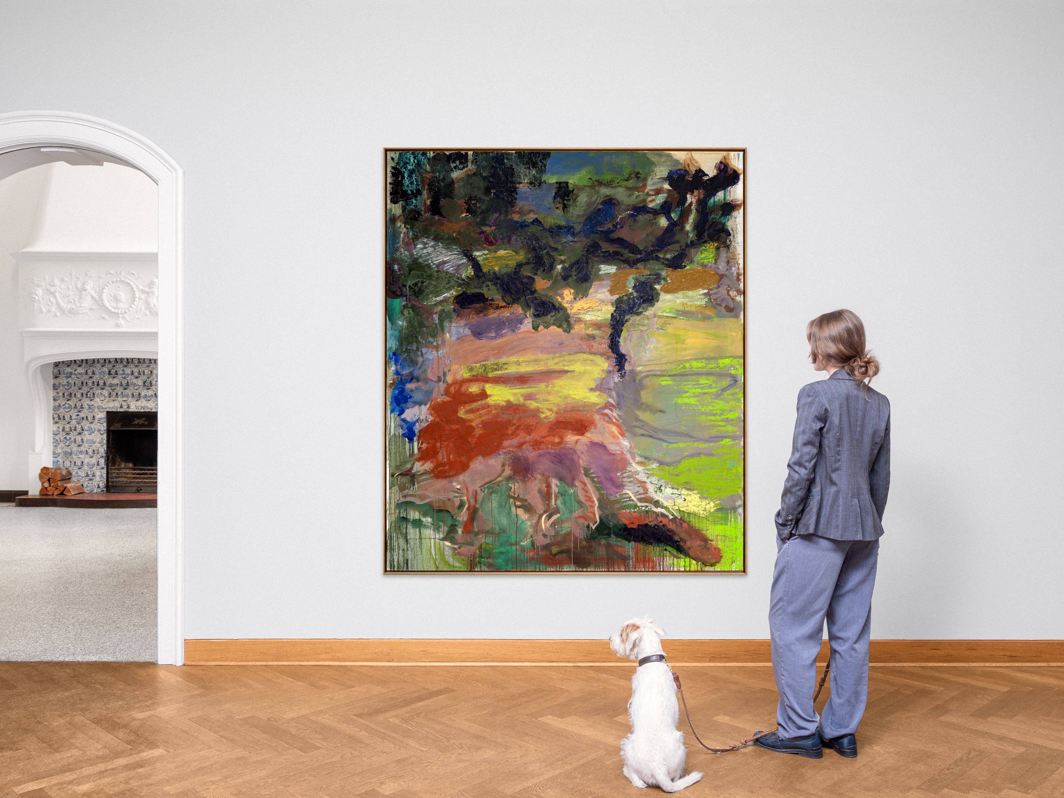 This picture shows the following artwork: Per Kirkeby. ”Første Sommer”. 1987.