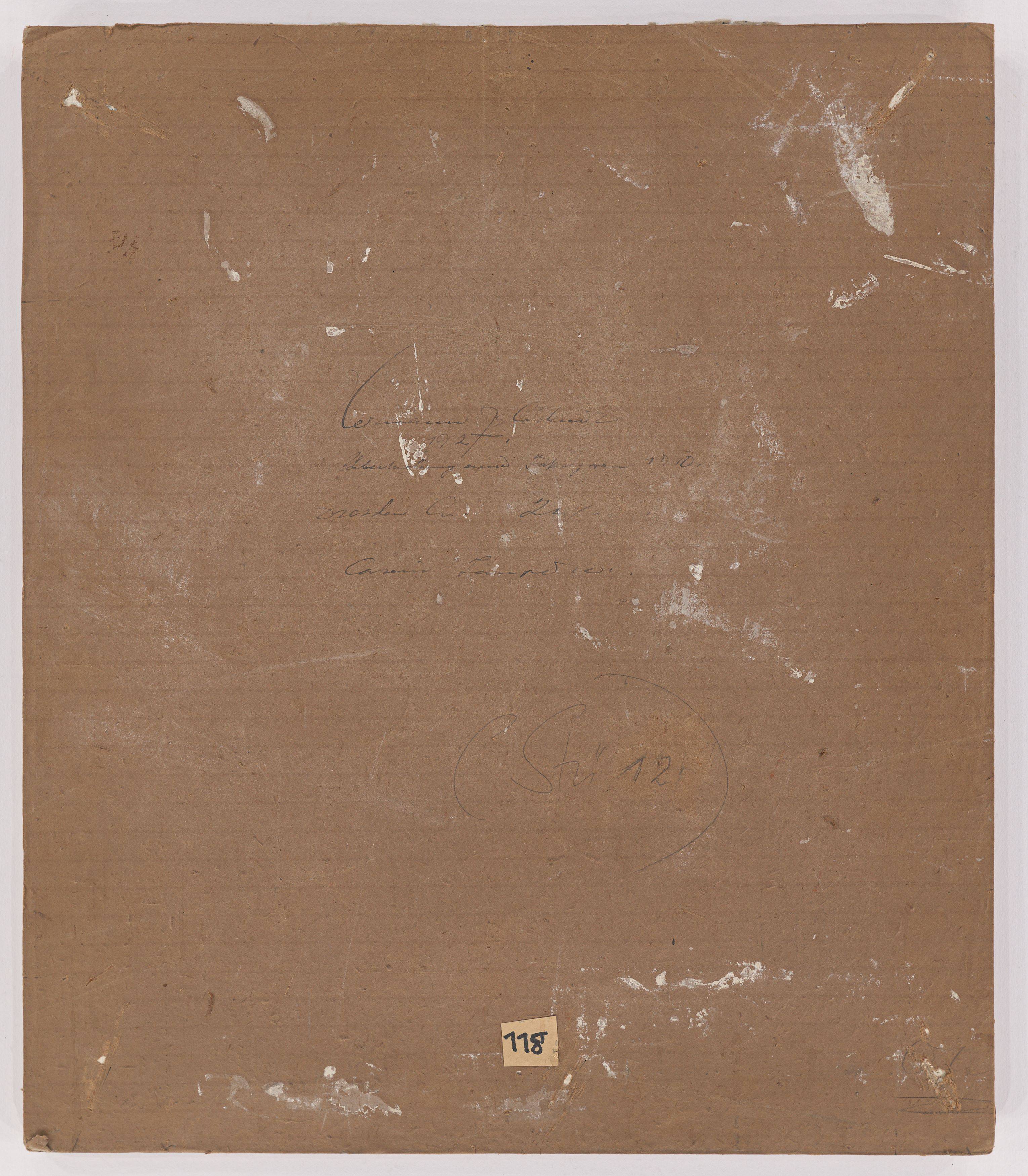 This picture shows the following artwork: Hermann Glöckner. ”Mädchen mit Frucht”. 1927.