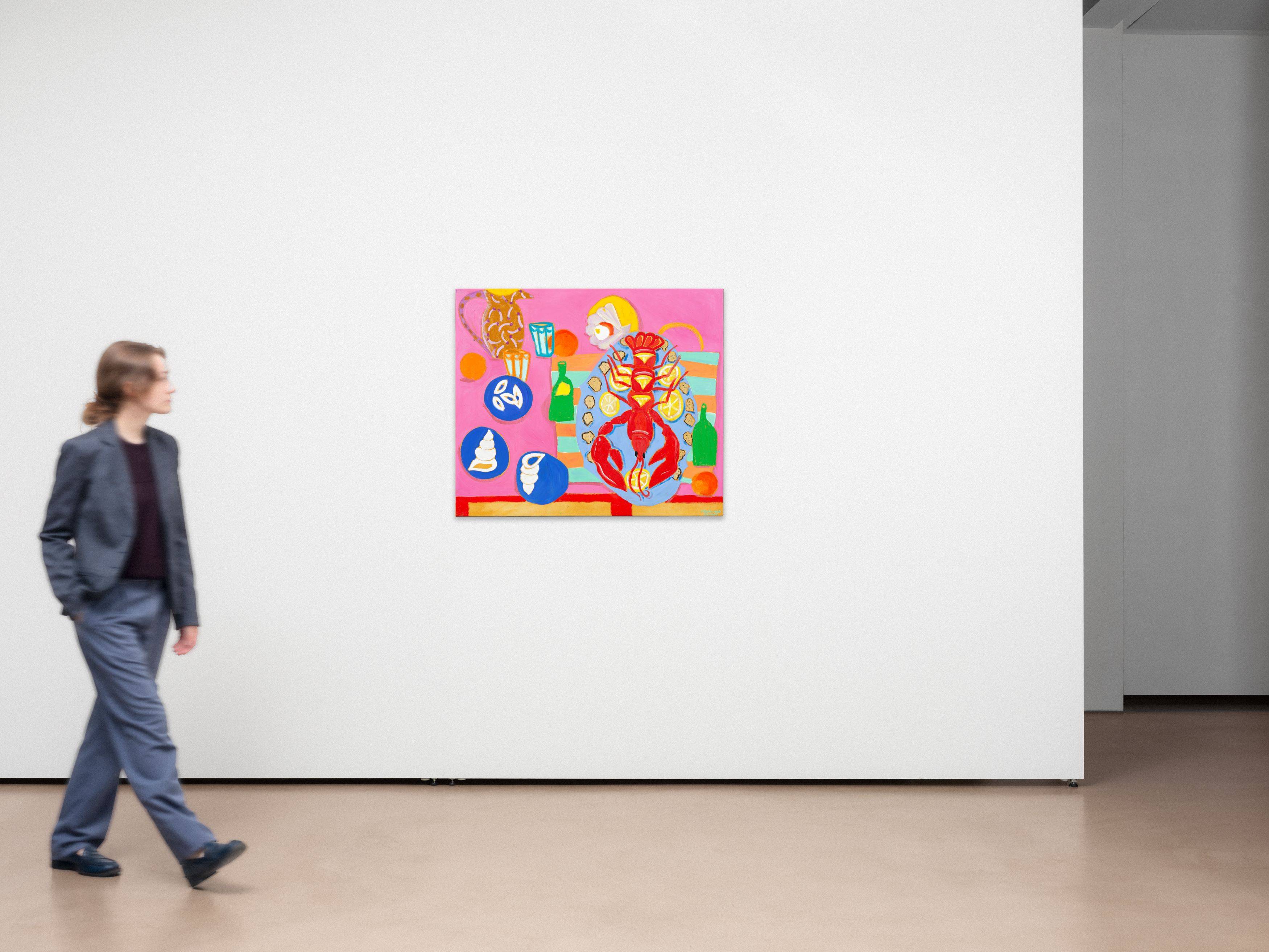 This picture shows the following artwork: Johanna Dumet. Everyone Wants a Piece of It: le Hommard aux Truffes. 2023.