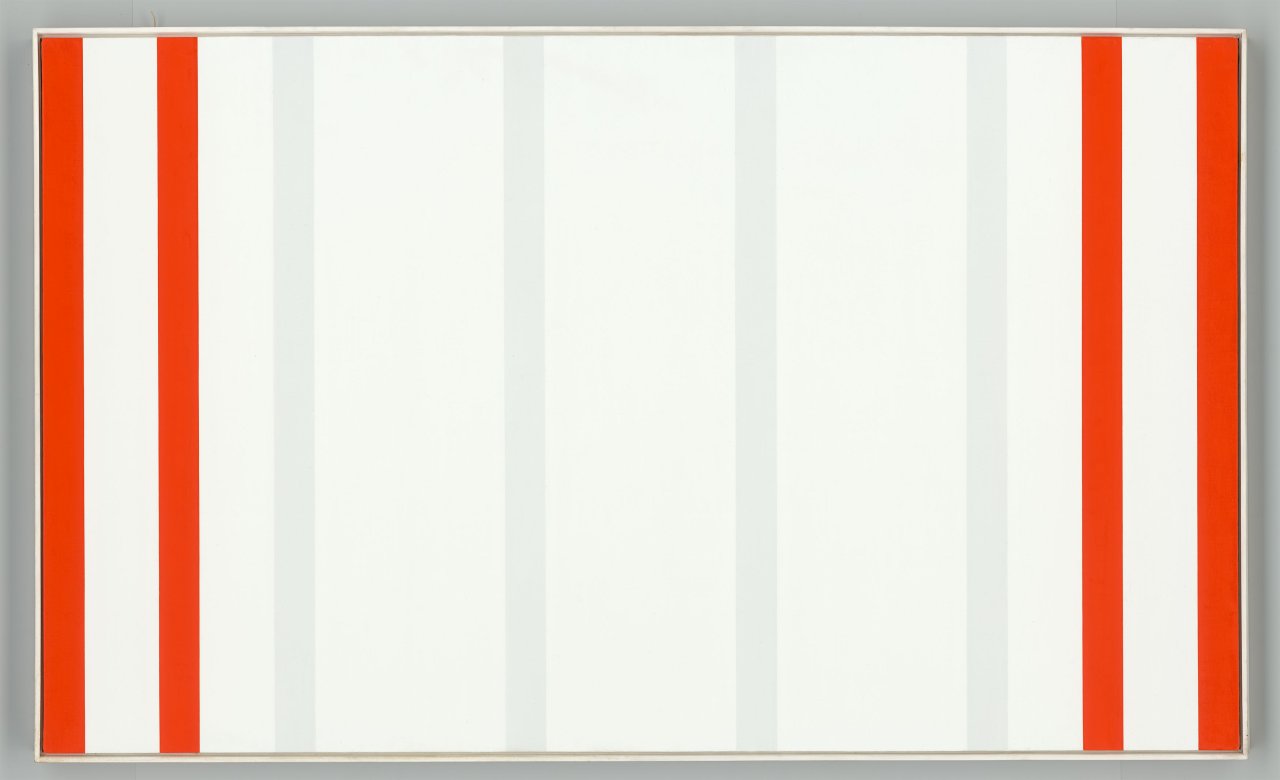 This picture shows the following artwork: Andreas Brandt. ”Rot-Grau”. 1977.